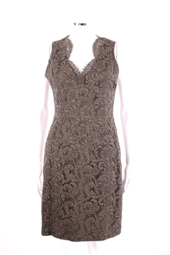 Burberry S/S Lace Dress Khaki 10