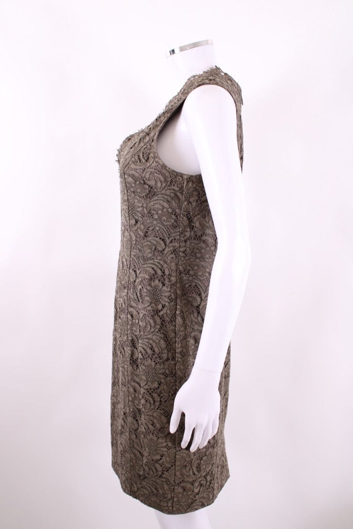 Burberry S/S Lace Dress Khaki 10