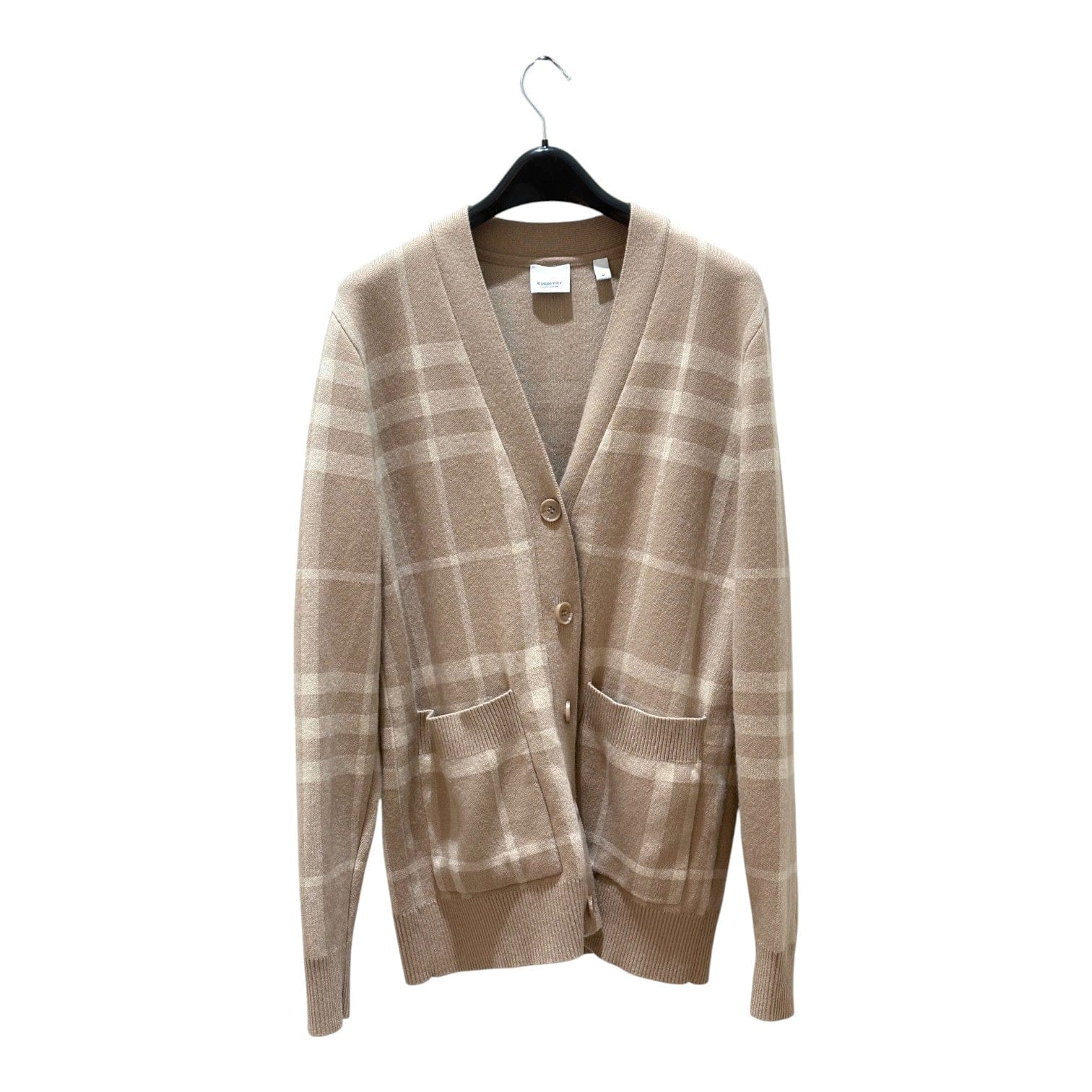 Burberry Classic Check Wool Cardigan #M
