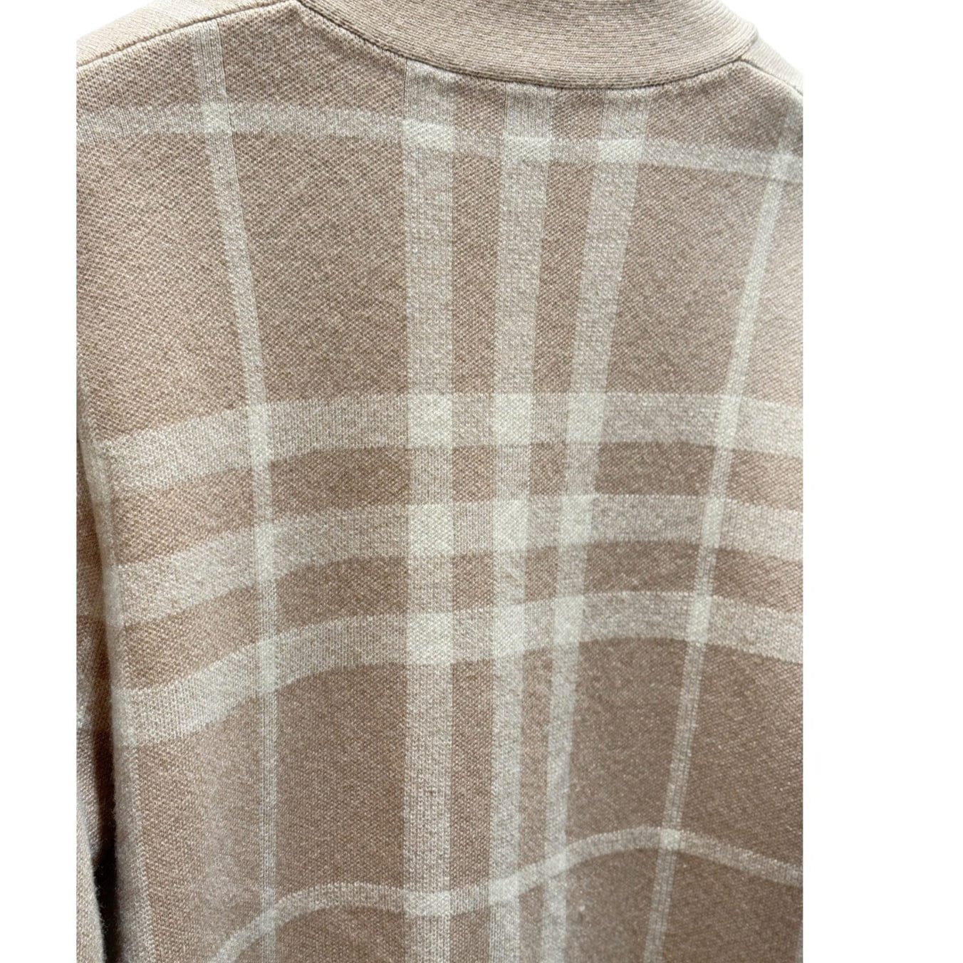 Burberry Classic Check Wool Cardigan #M