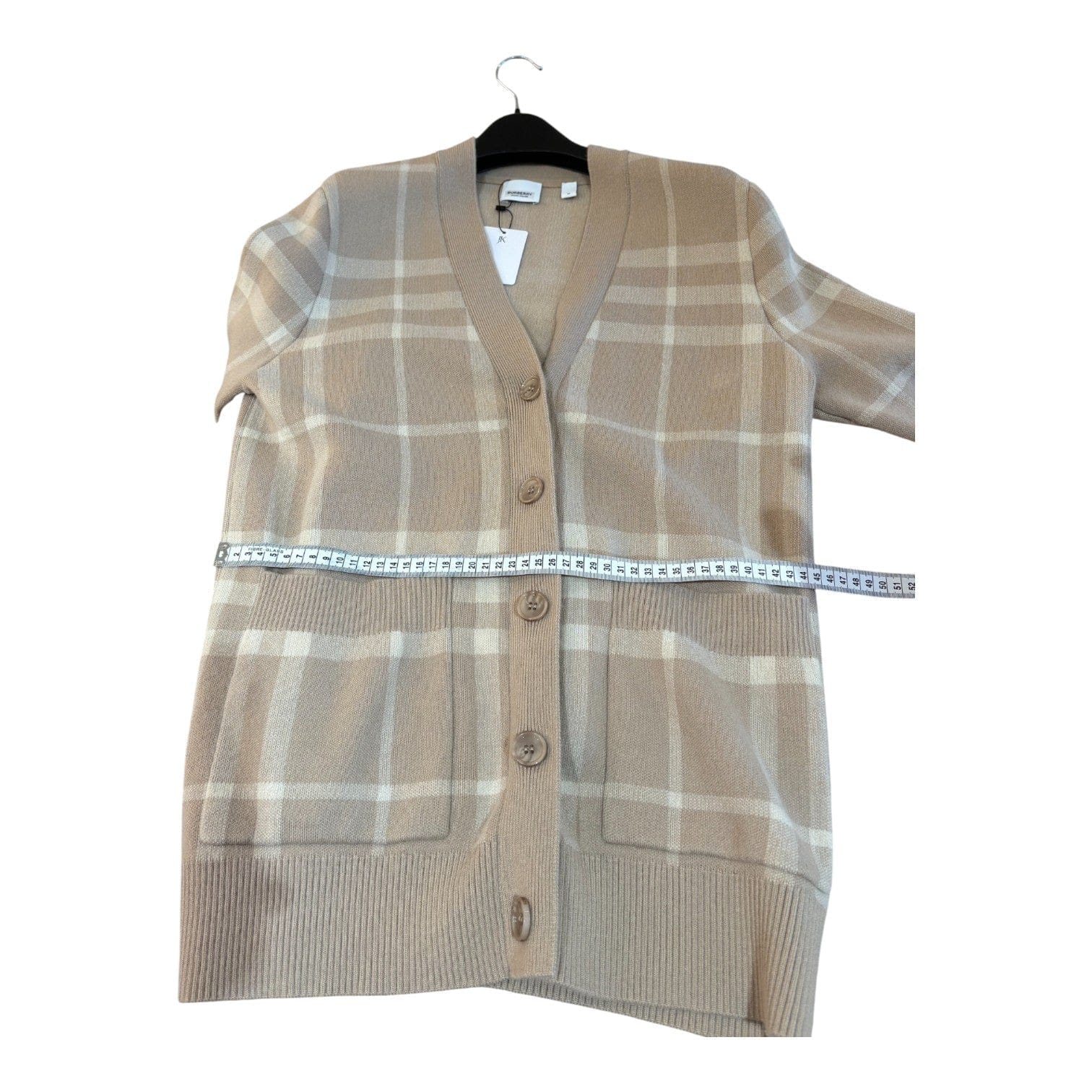 Burberry Classic Check Wool Cardigan #M
