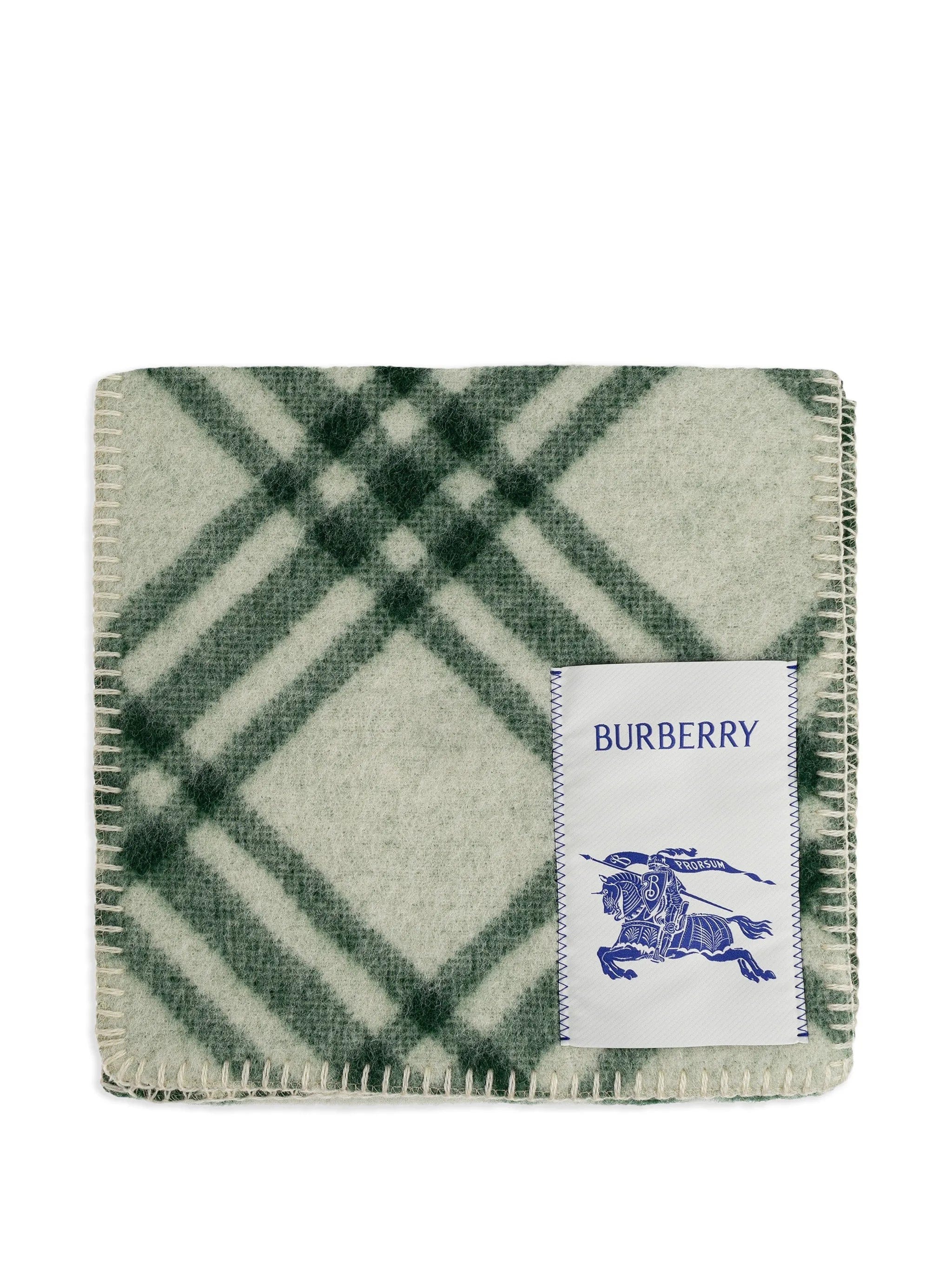 Burberry Check wool scarf