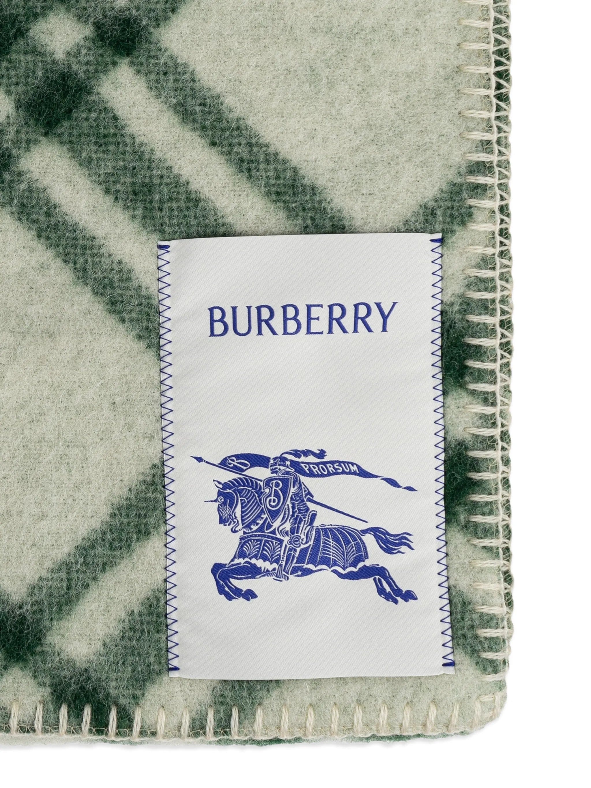 Burberry Check wool scarf