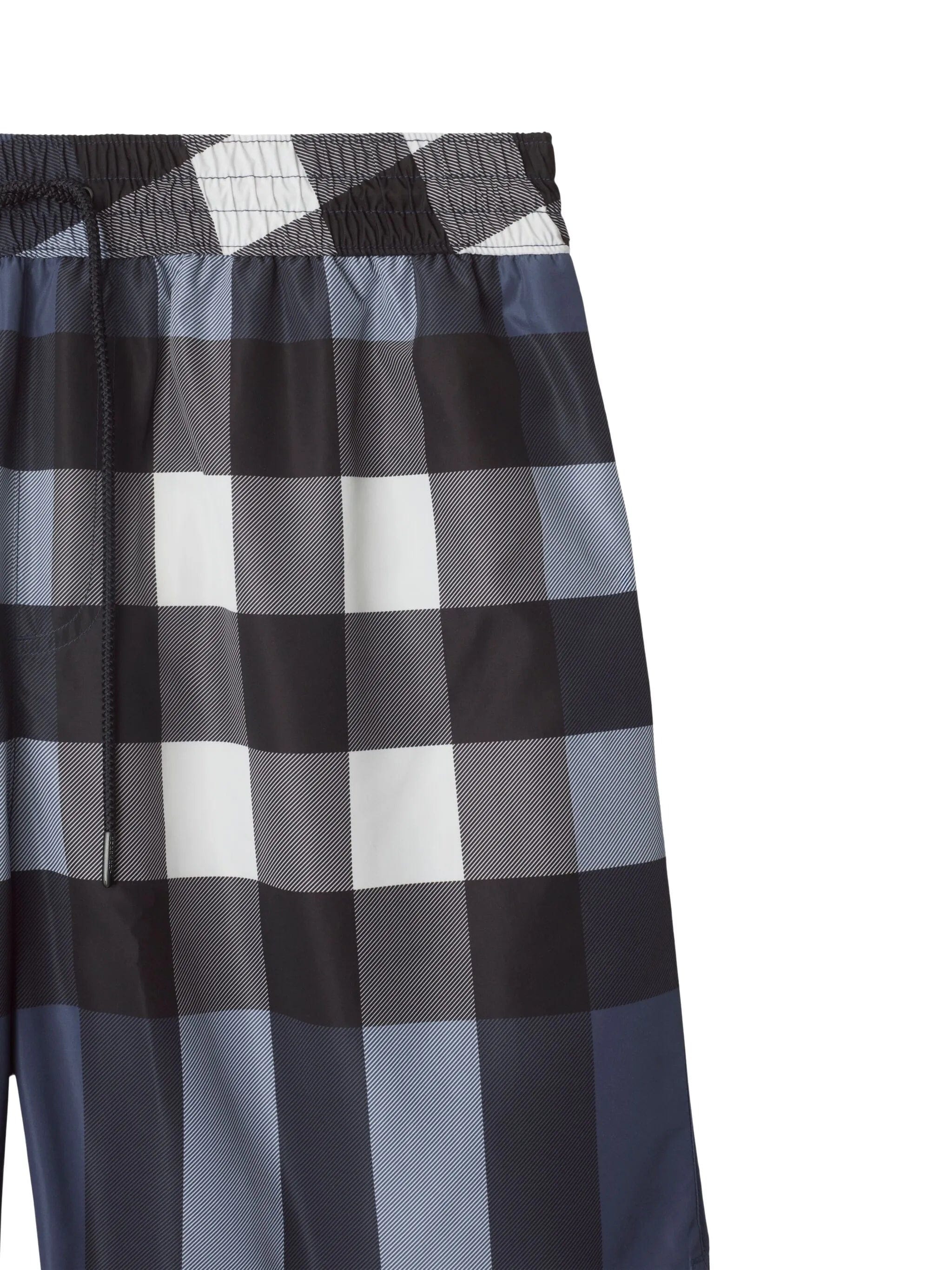 Burberry checked swim shorts