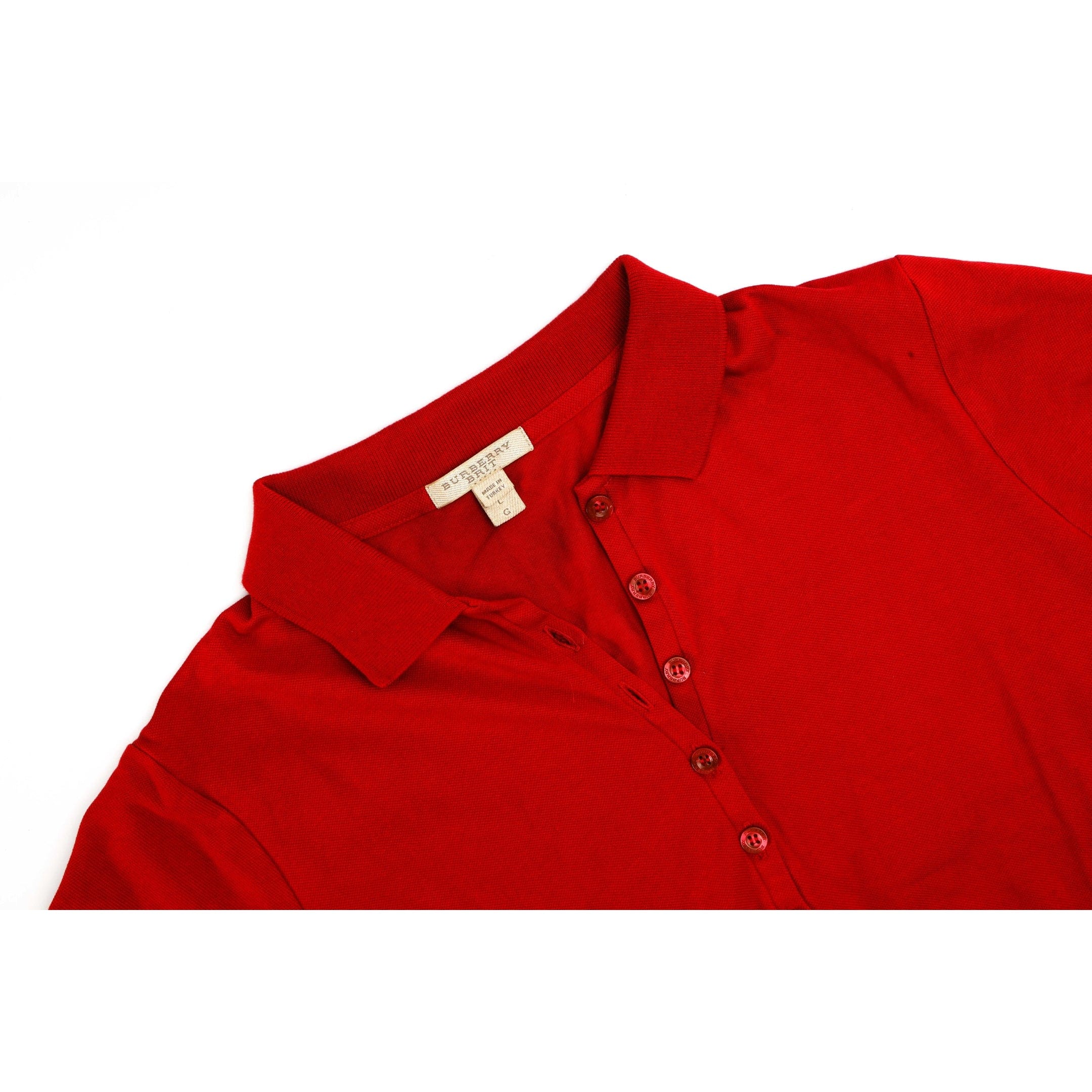 Burberry Brit Red Polo Shirt