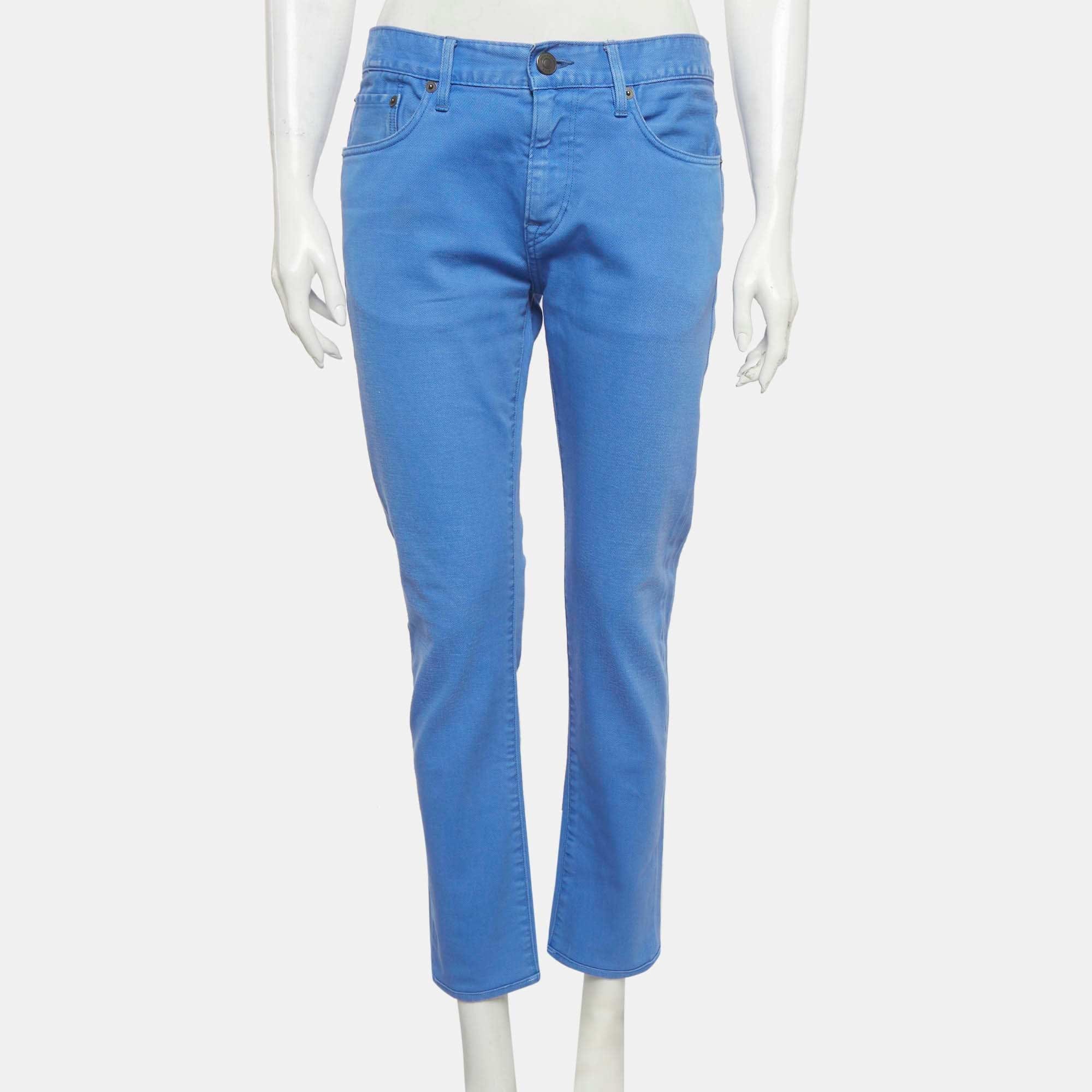 Burberry Brit Blue Denim Slim Fit Jeans M/waist