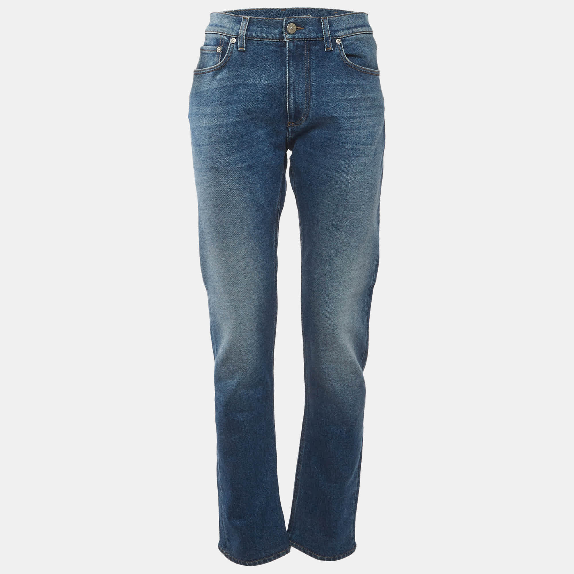 Burberry Blue Denim Slim Fit Jeans L/waist