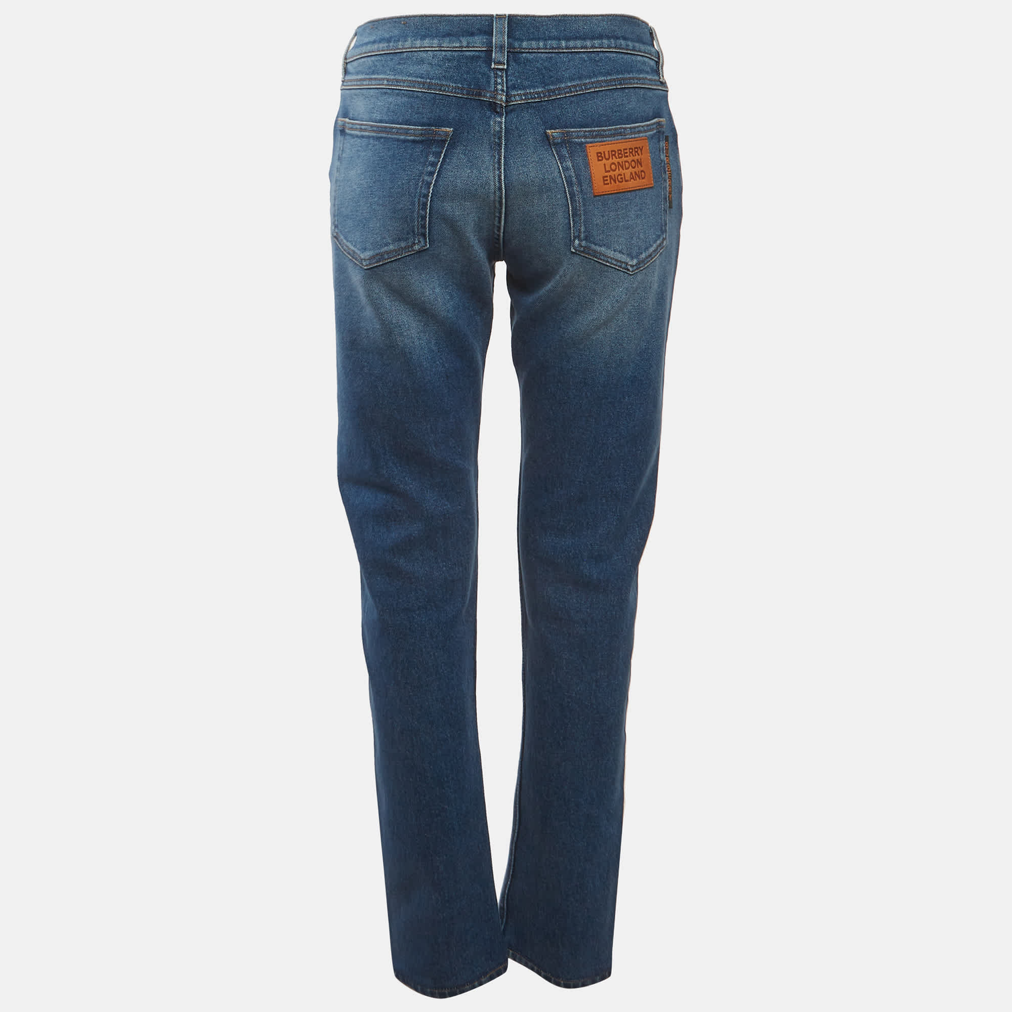 Burberry Blue Denim Slim Fit Jeans L/waist