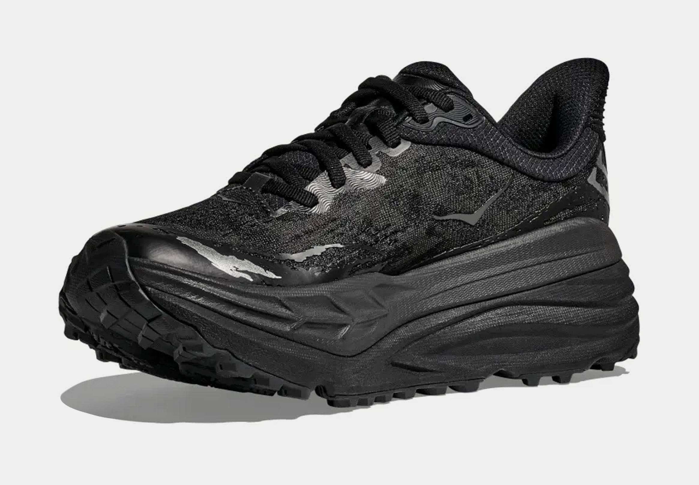 Hoka Stinson 7 Mens Running Shoes (Black/Black)