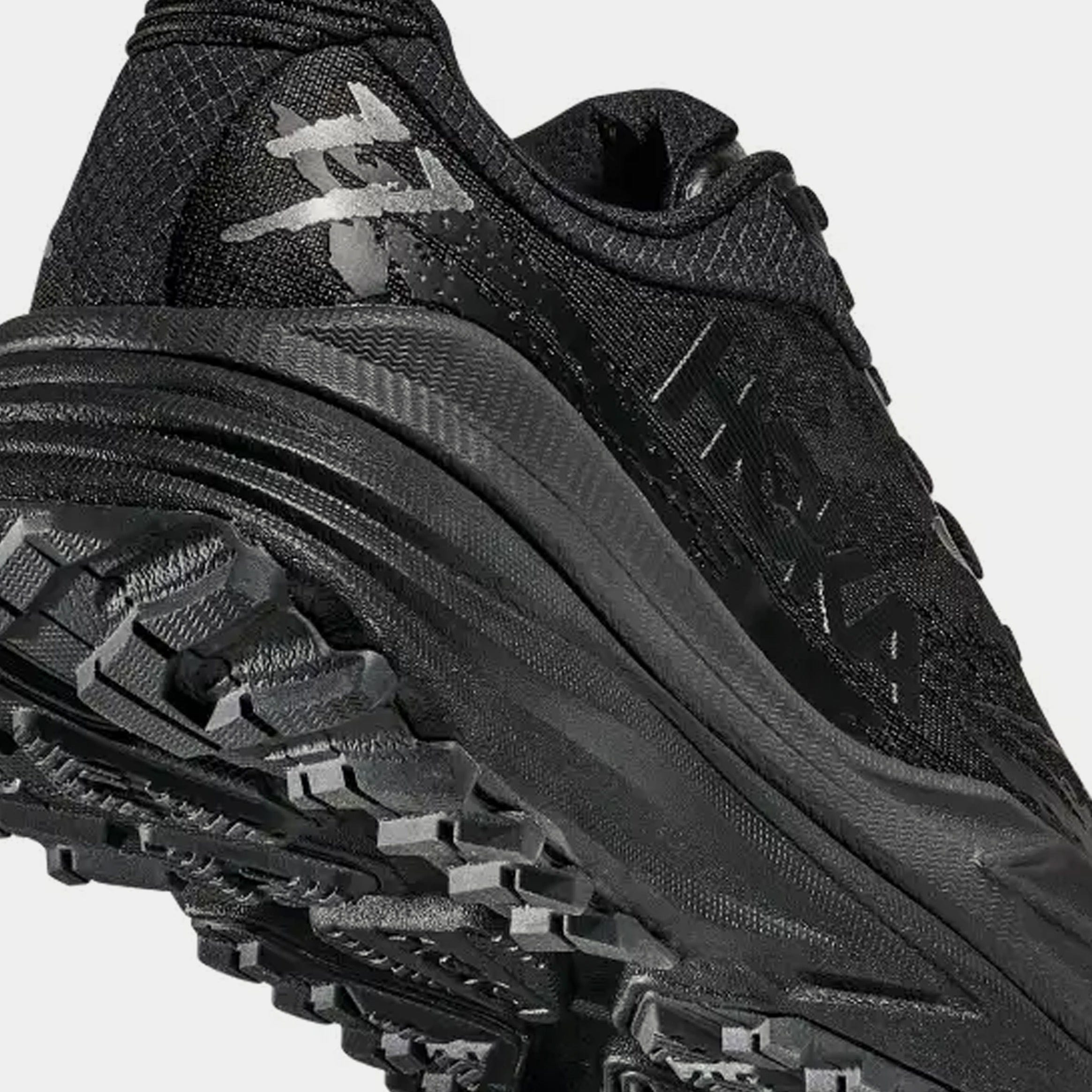 Hoka Stinson 7 Mens Running Shoes (Black/Black)