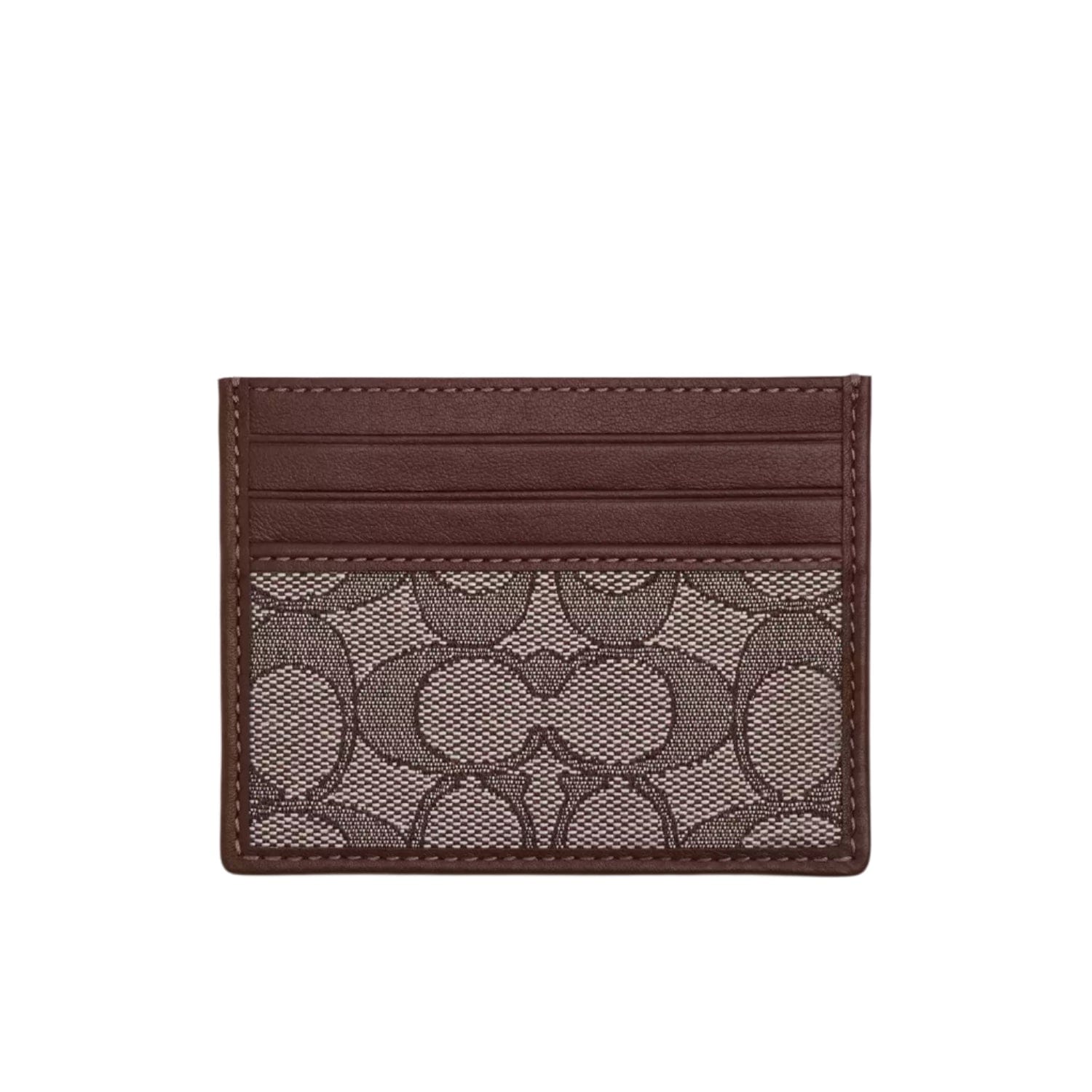 Coach Cardholder - Jacquard Oak Maple