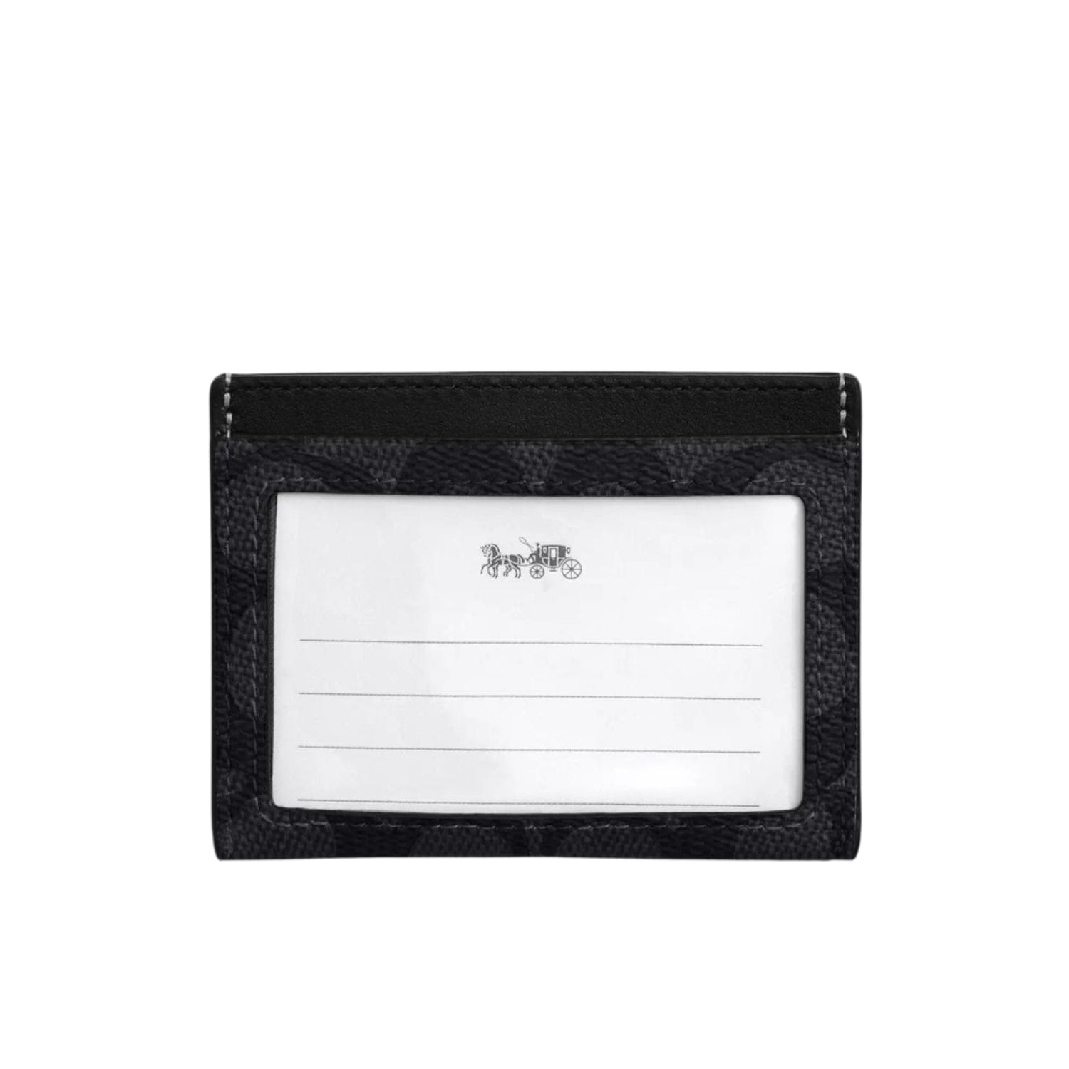 Coach Cardholder - Canvas Black