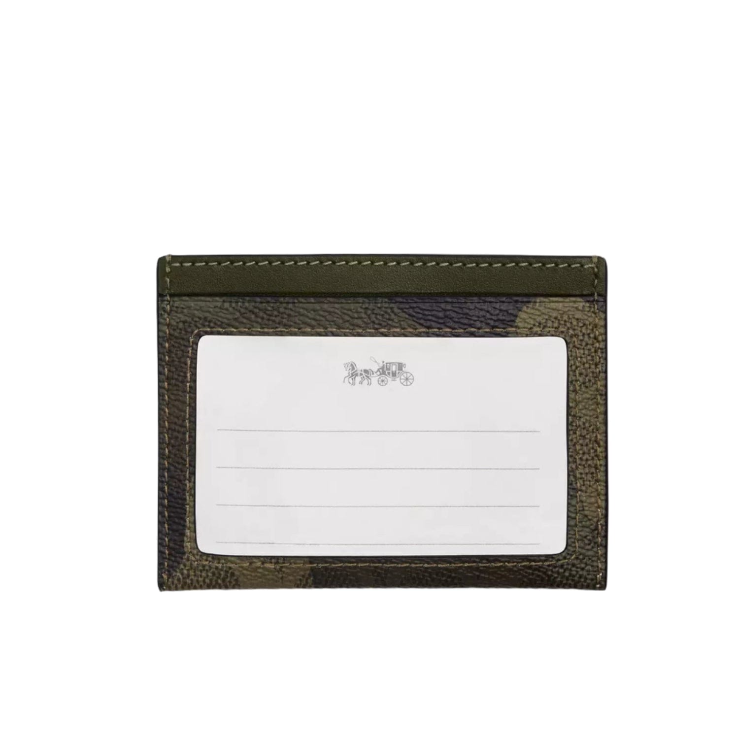 Coach Cardholder - Canvas Dark Shamrock