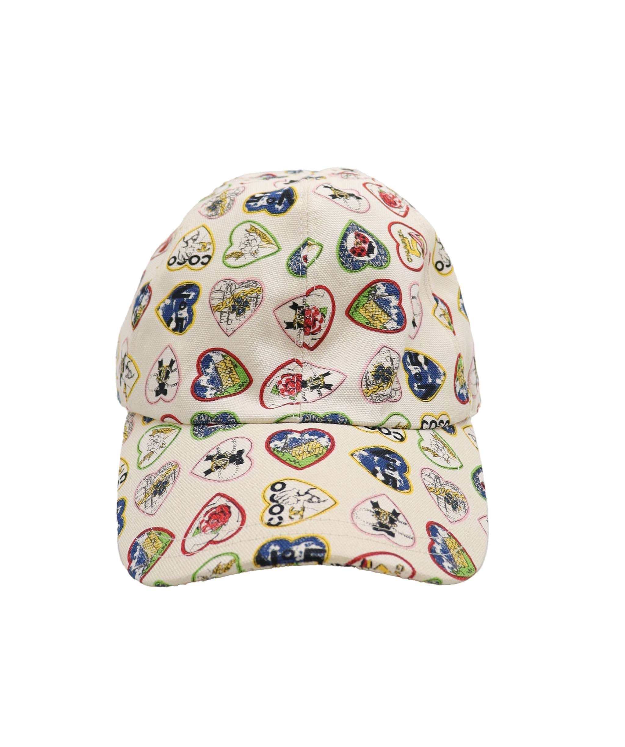 Chanel Valentine Cotton Ivory Cap Size M DXBS3646