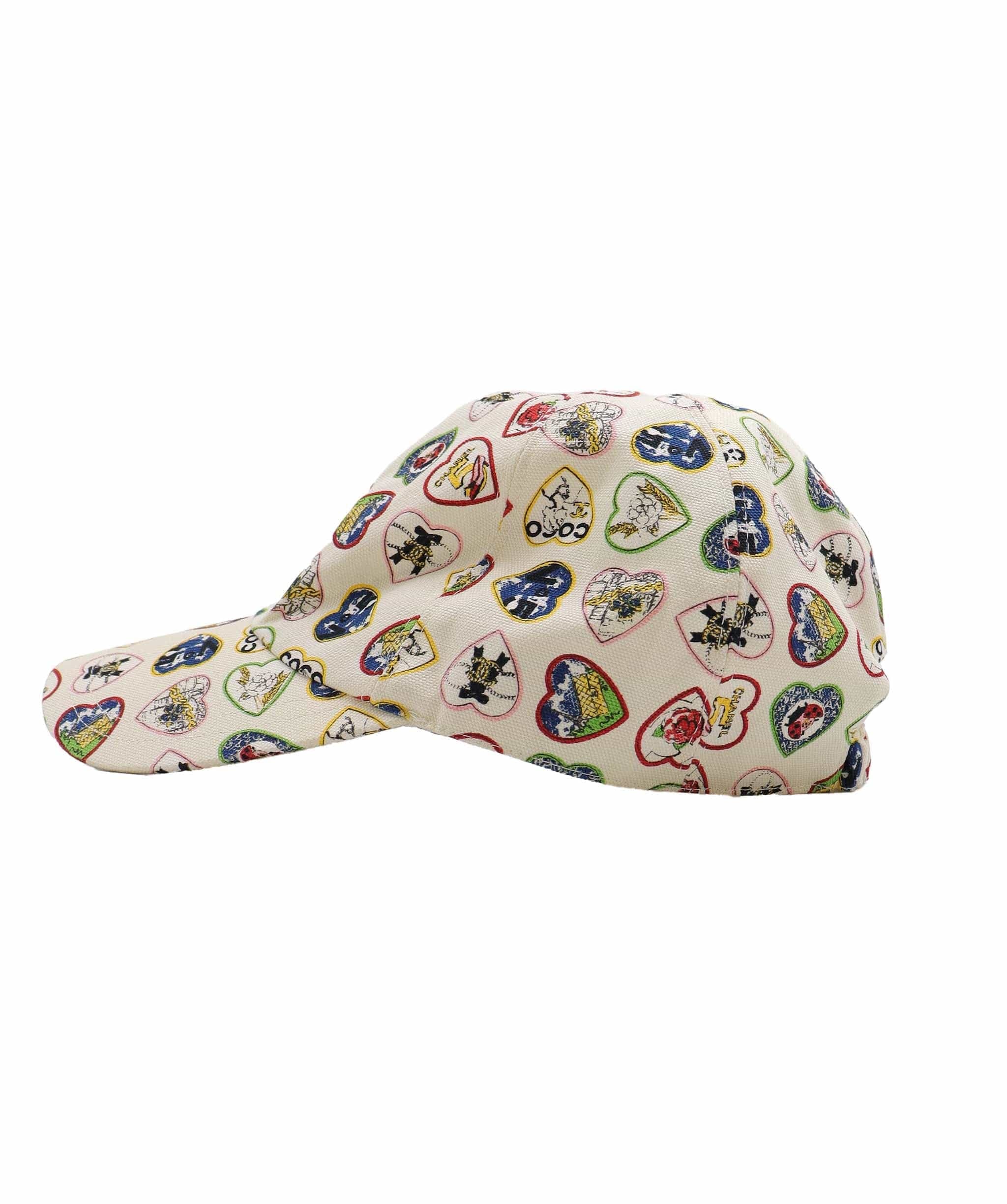 Chanel Valentine Cotton Ivory Cap Size M DXBS3646