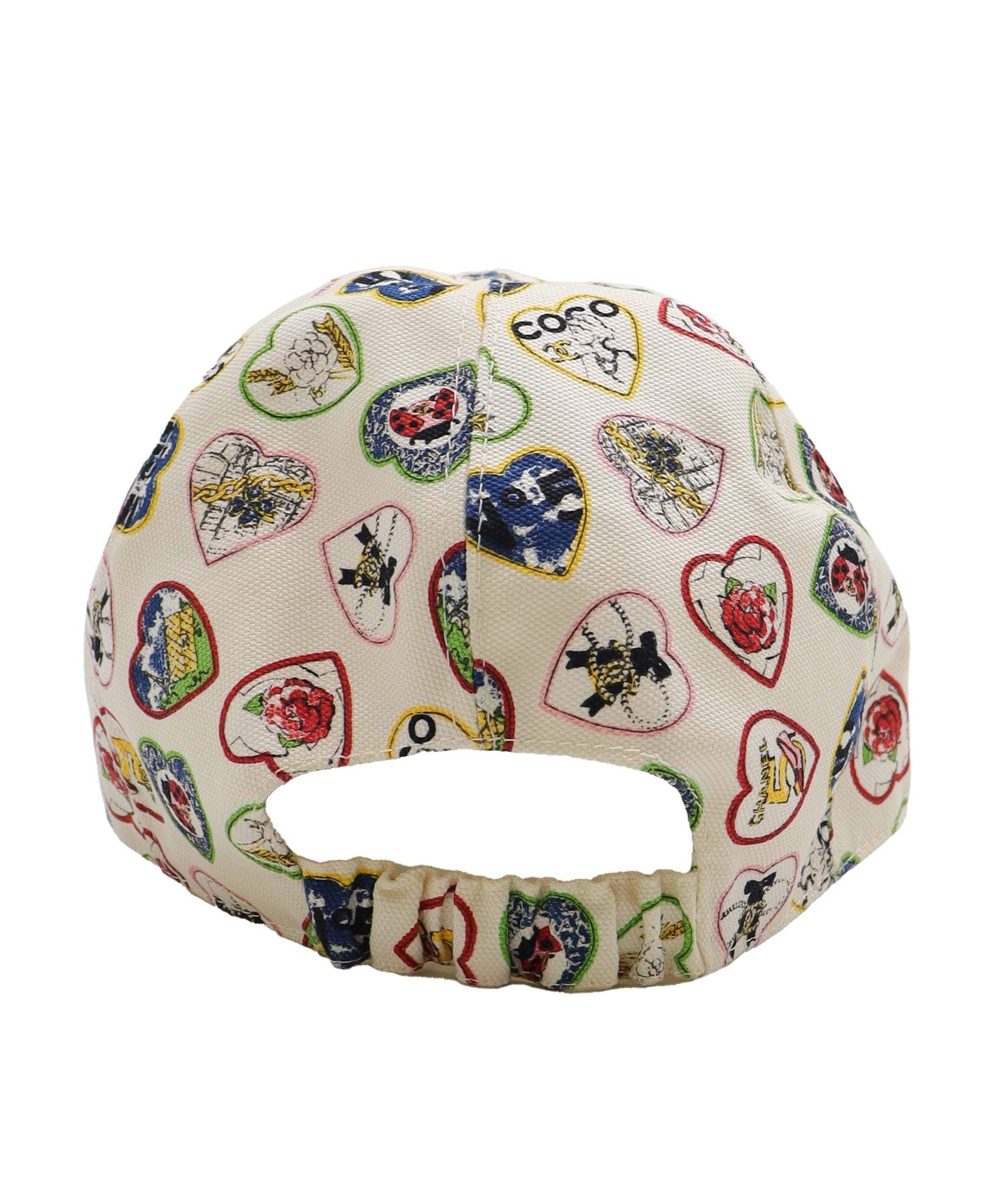 Chanel Valentine Cotton Ivory Cap Size M DXBS3646