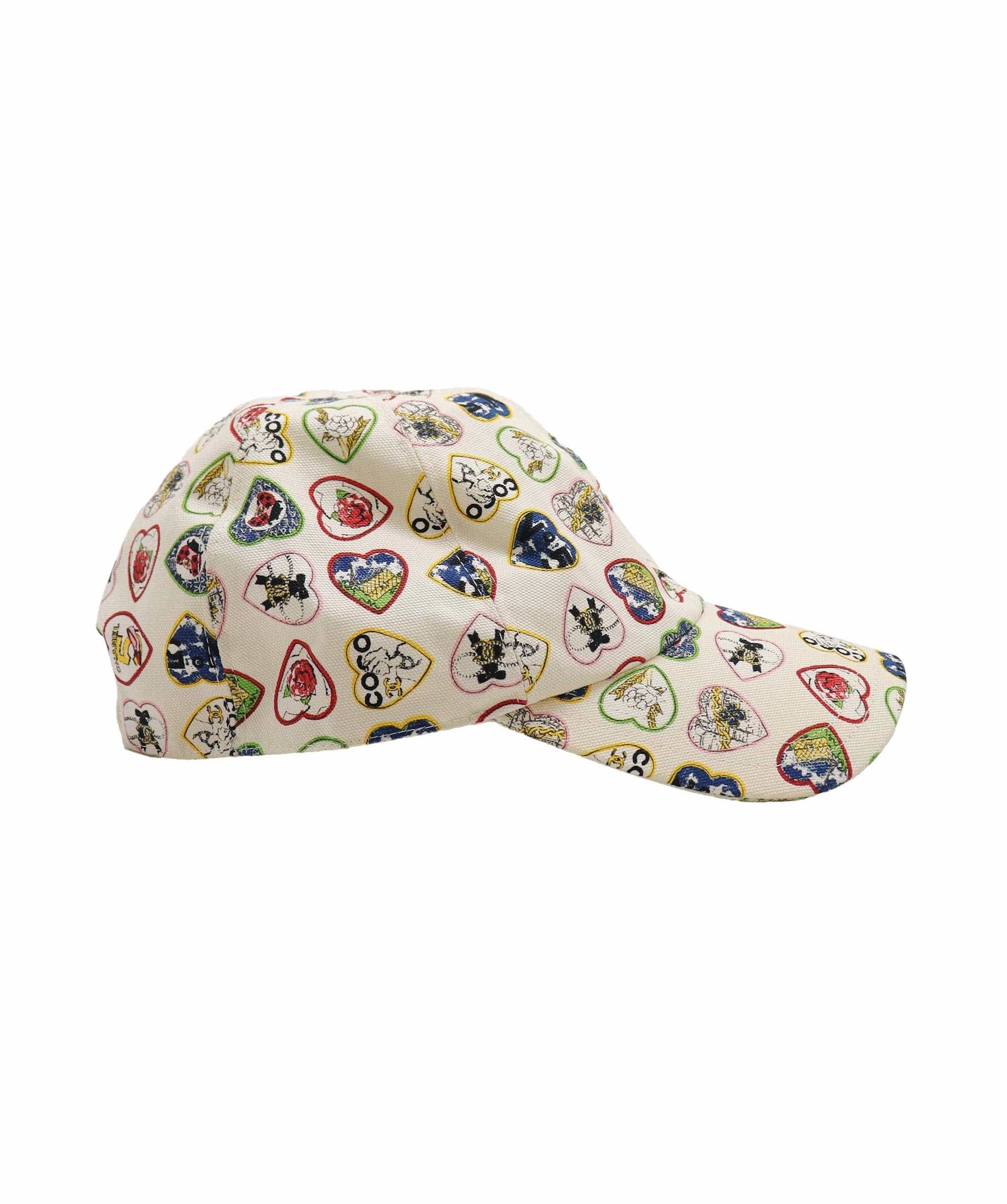 Chanel Valentine Cotton Ivory Cap Size M DXBS3646