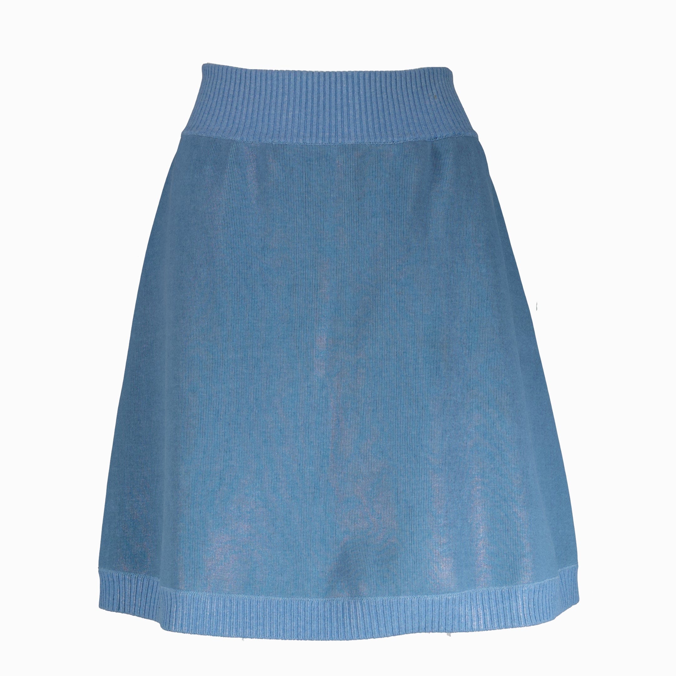 Chanel Blue Cotton Skirt