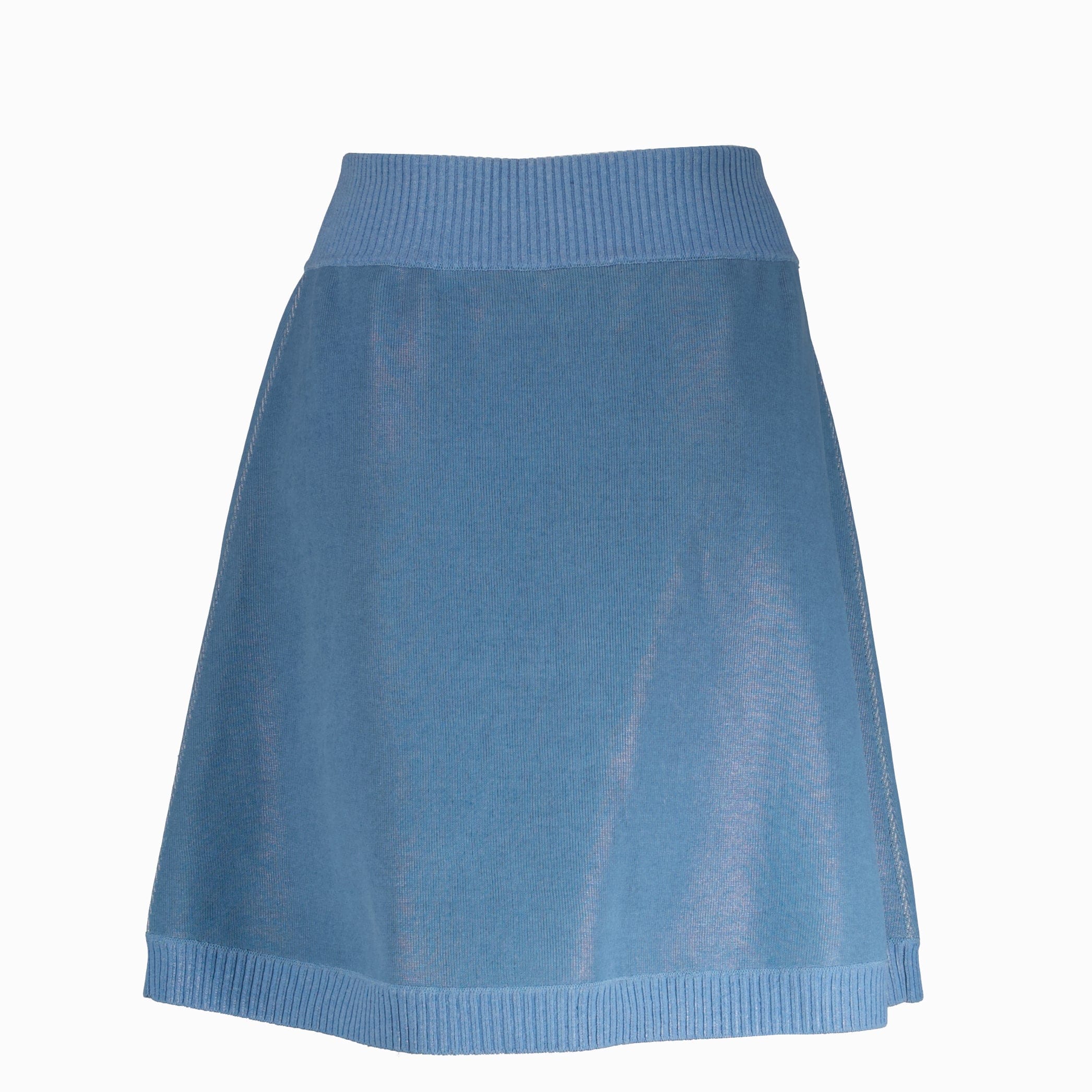 Chanel Blue Cotton Skirt