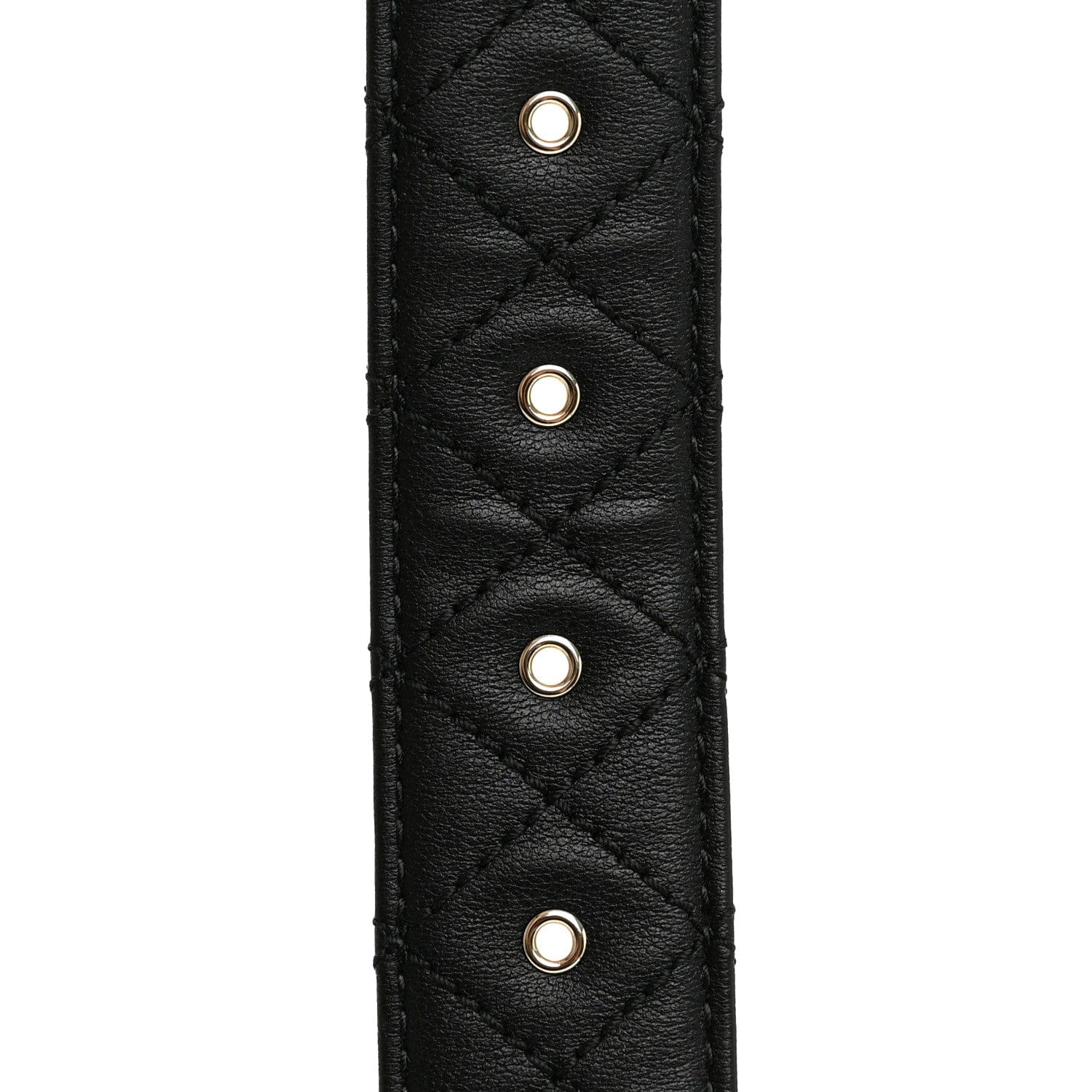 Chanel Calfskin Quilted CC Chain Belt 95 38 Black