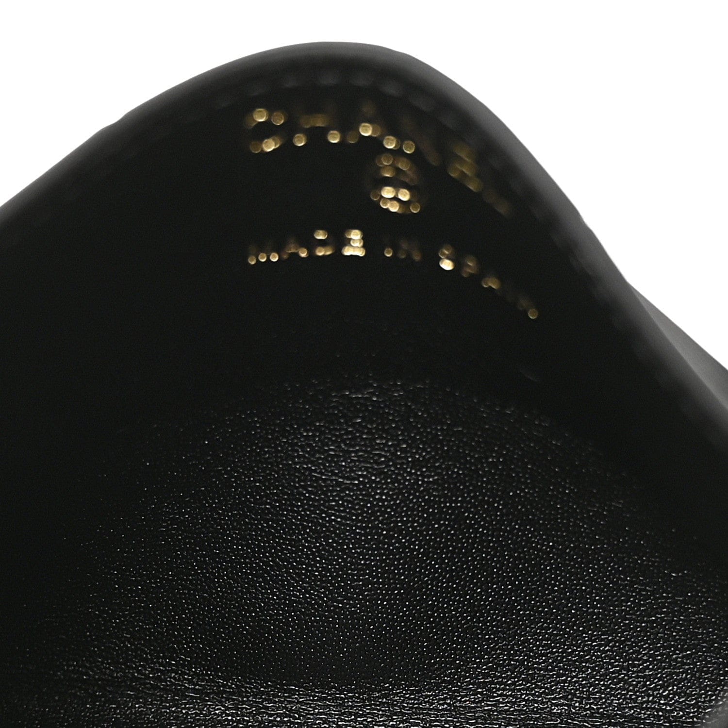 Chanel Calfskin Crocodile Embossed Crococo Card Holder Black