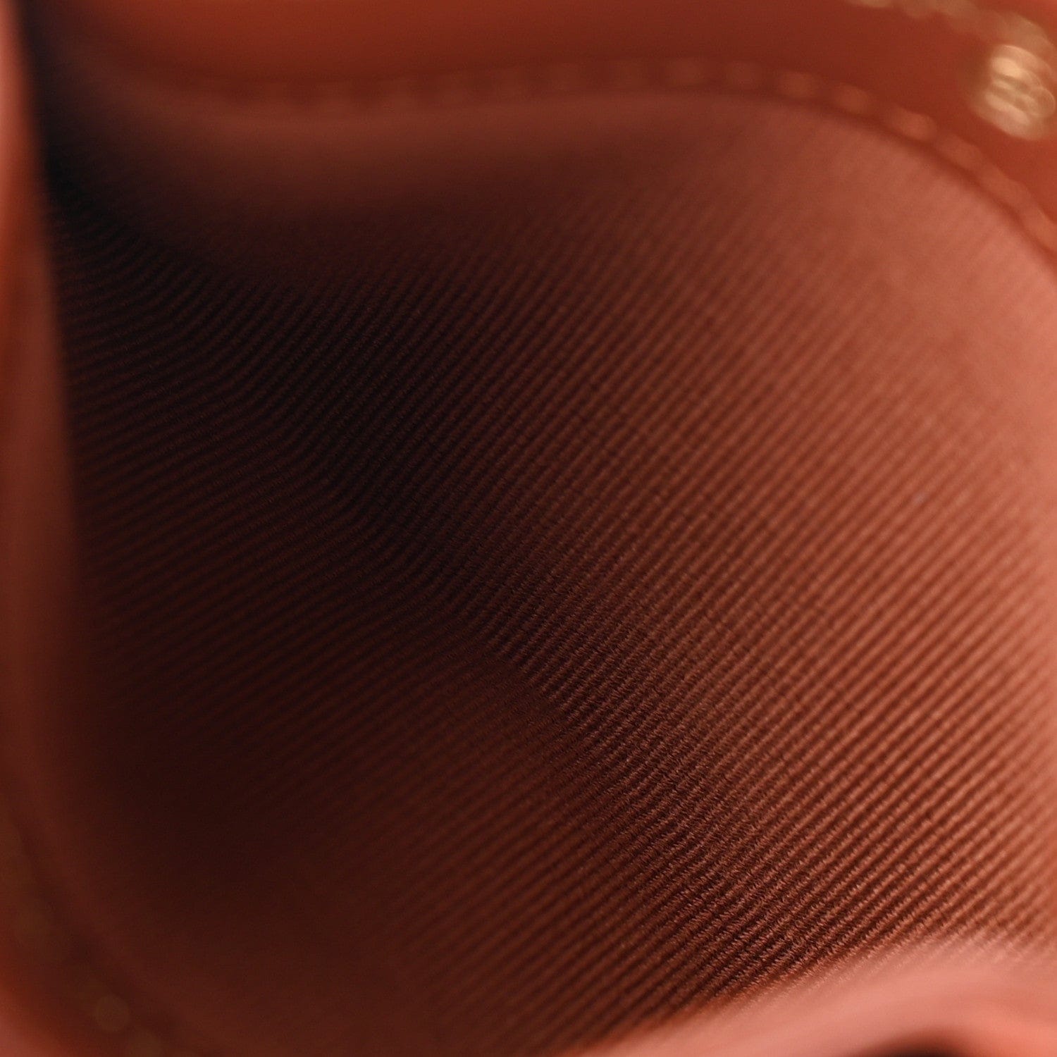 Chanel Lambskin Quilted Card Holder Brown