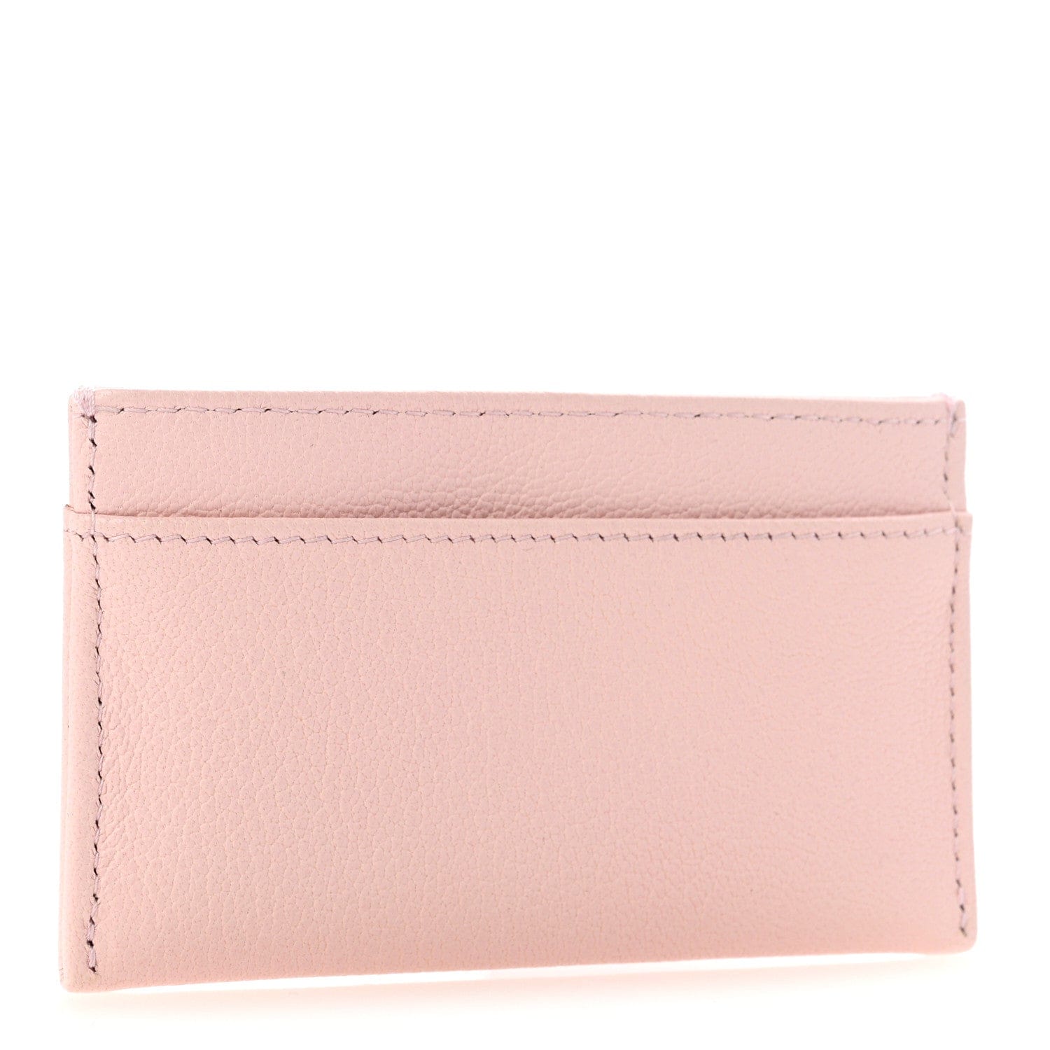 Chanel Grained Goatskin CC Apple Card Holder Light Pink