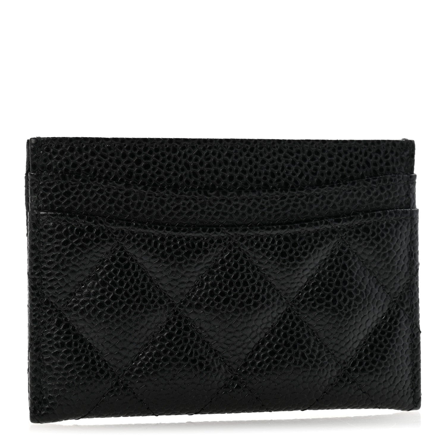 Chanel Caviar Quilted Card Holder Black