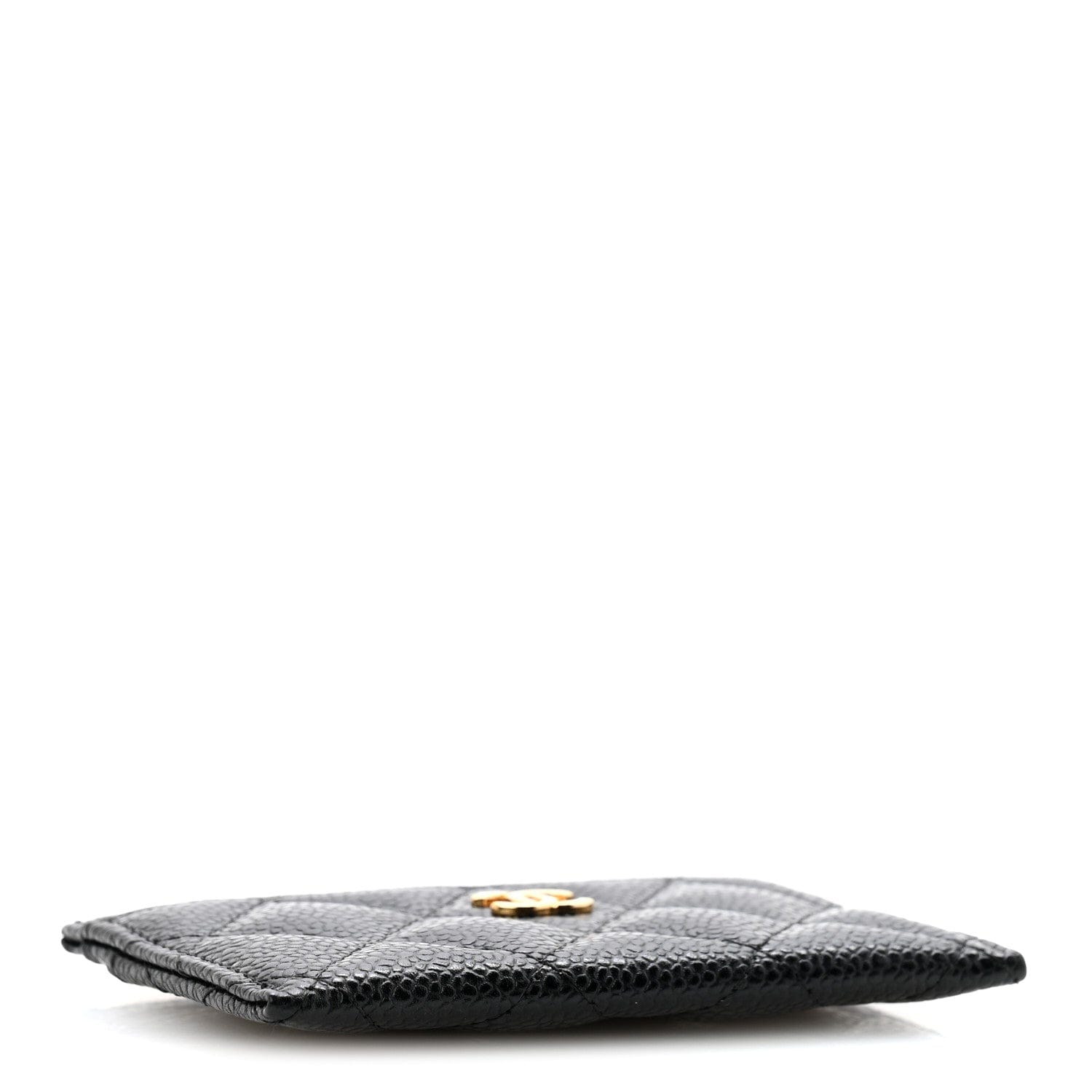 Chanel Caviar Quilted Card Holder Black