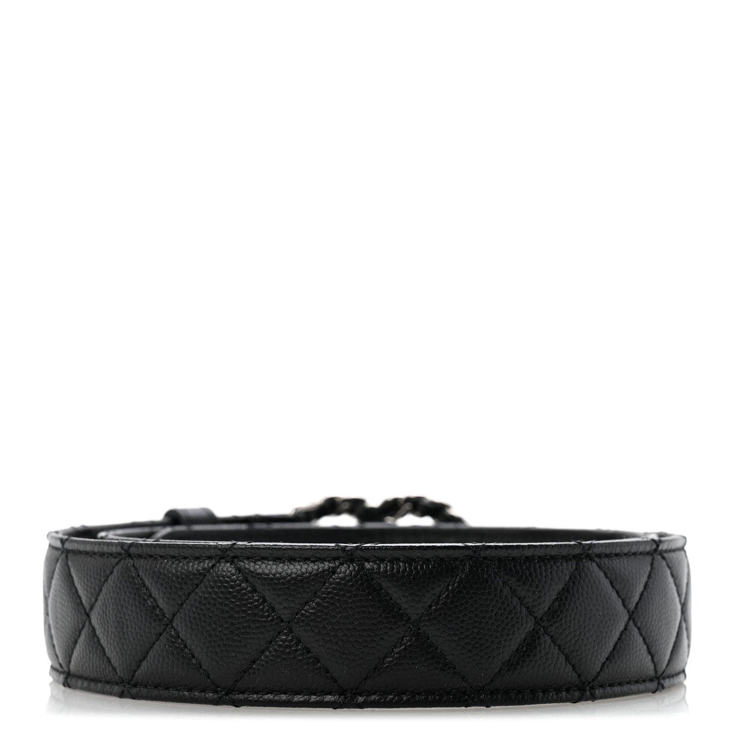 Chanel Caviar Quilted CC Chain Belt 80 32 Black