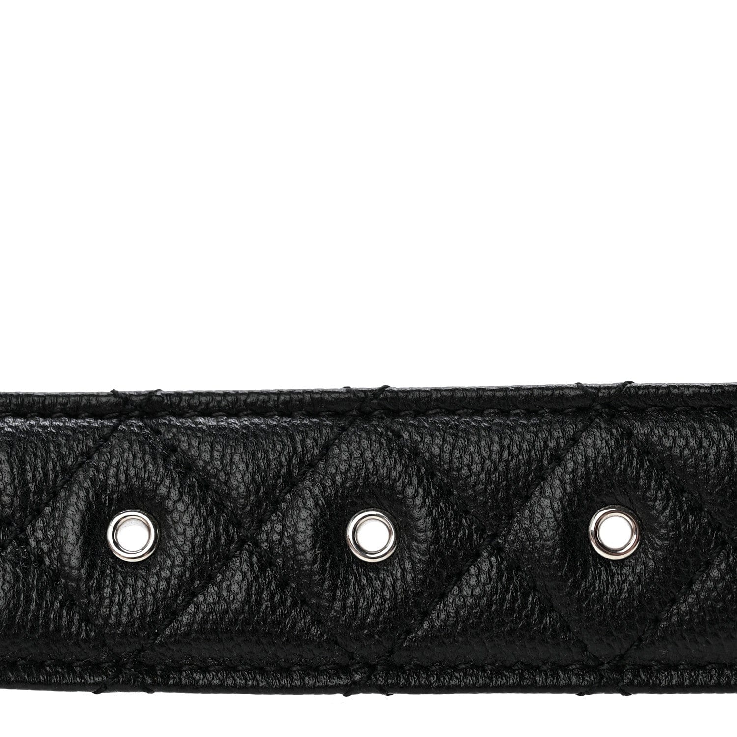 Chanel Caviar Quilted CC Chain Belt 80 32 Black