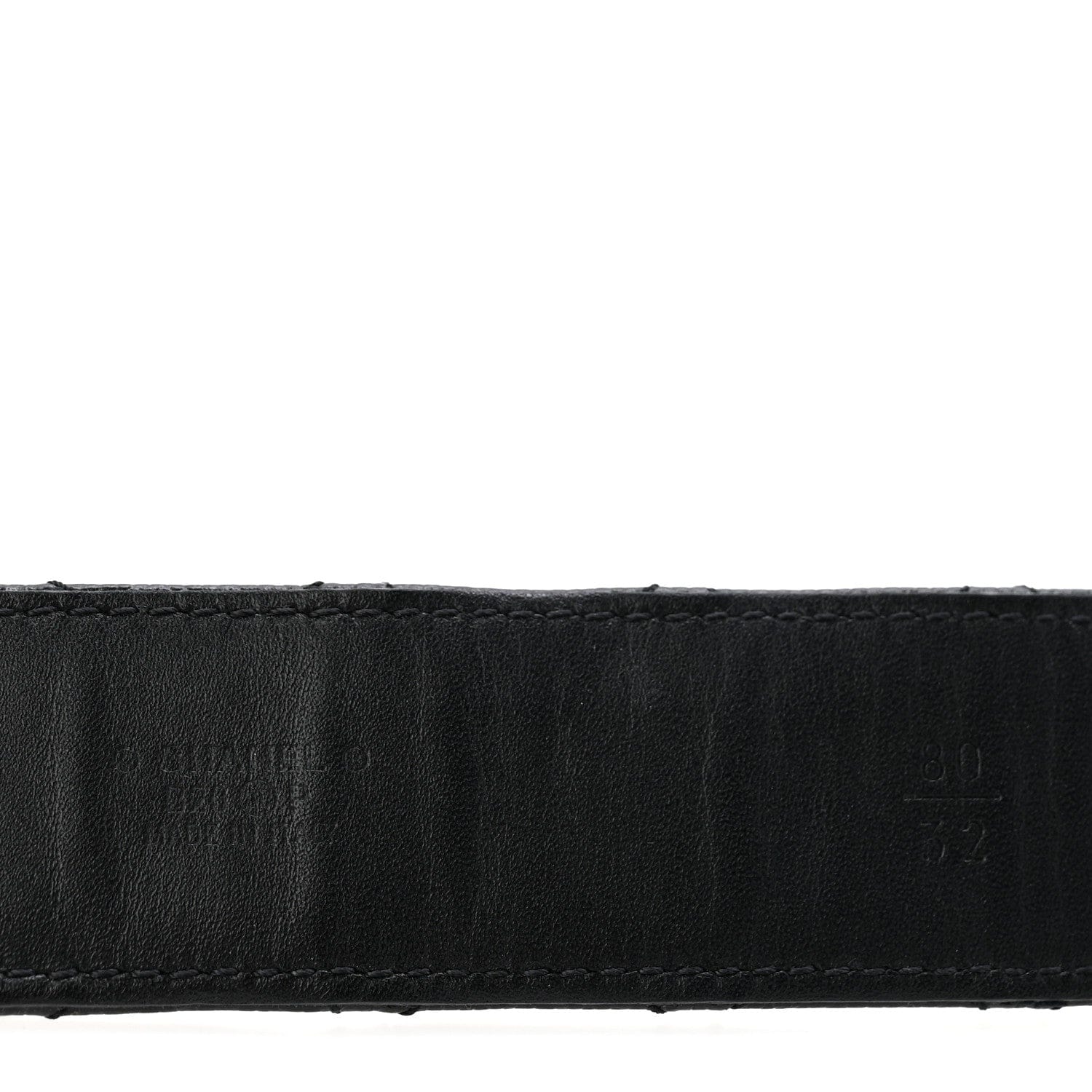 Chanel Caviar Quilted CC Chain Belt 80 32 Black