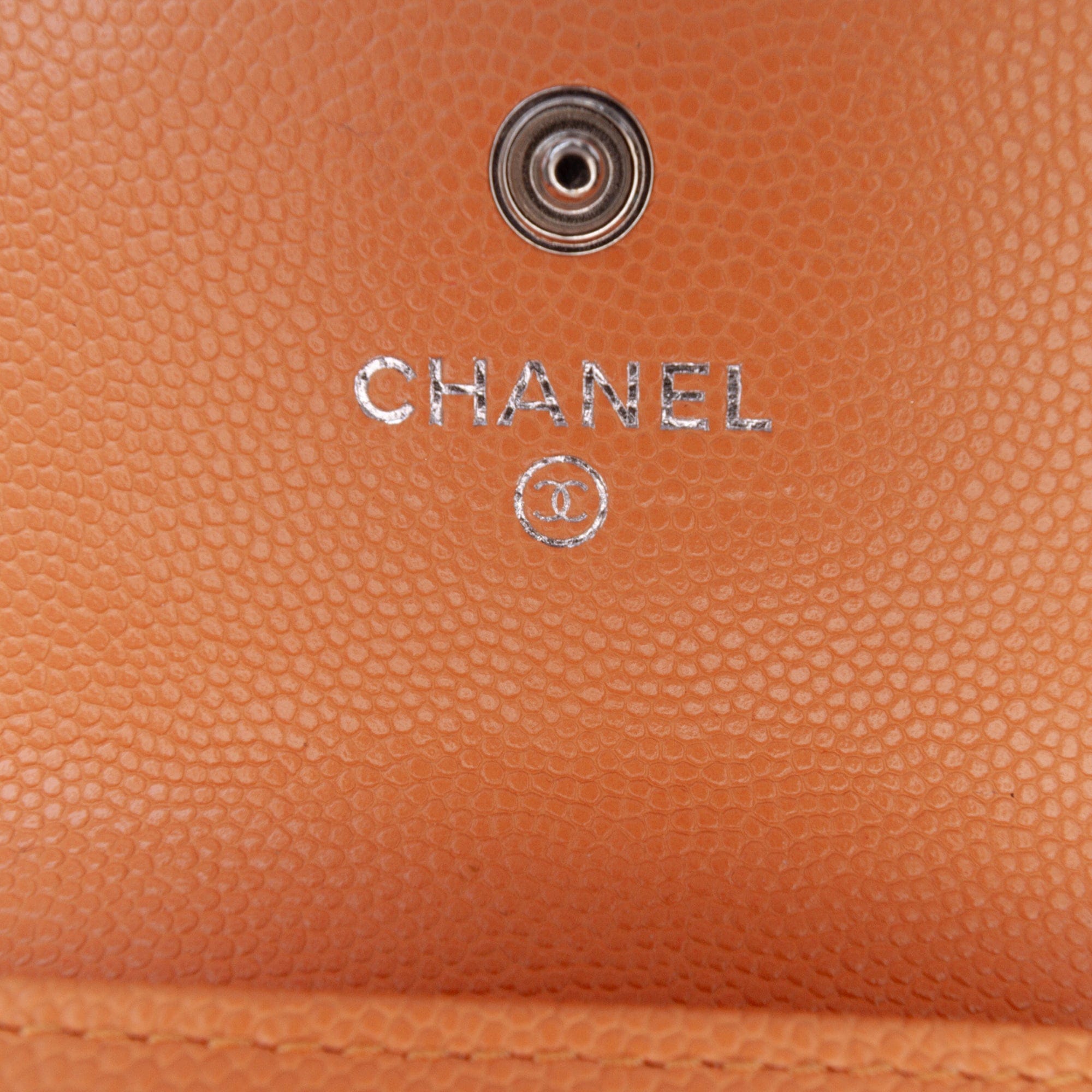 Chanel Quilted Caviar 19 Flap Card Holder