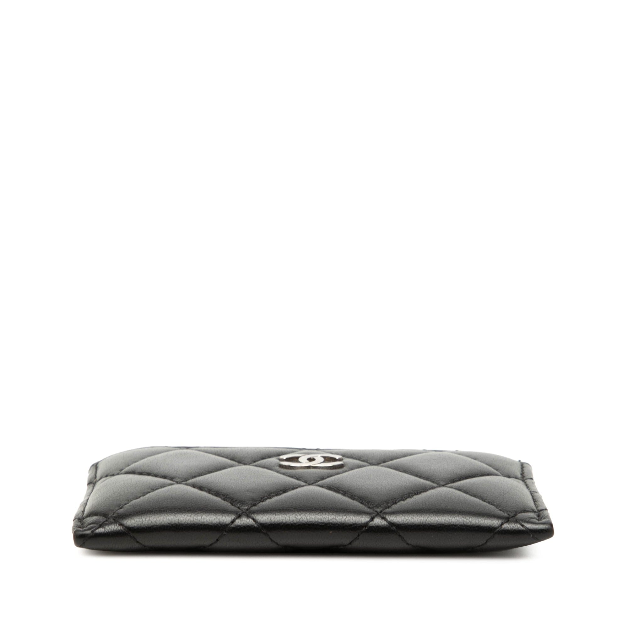 Chanel CC Quilted Lambskin Card Holder