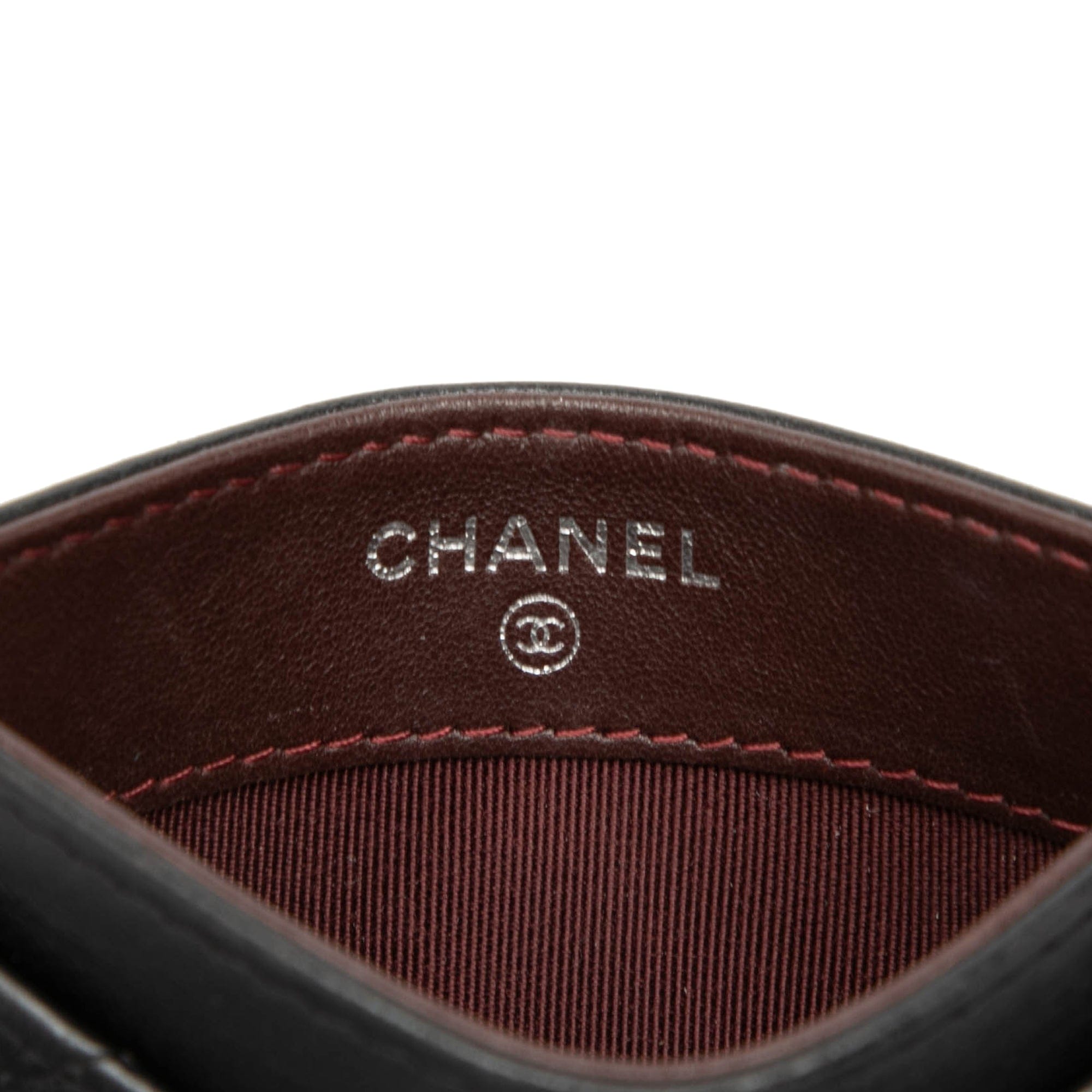 Chanel CC Quilted Lambskin Card Holder