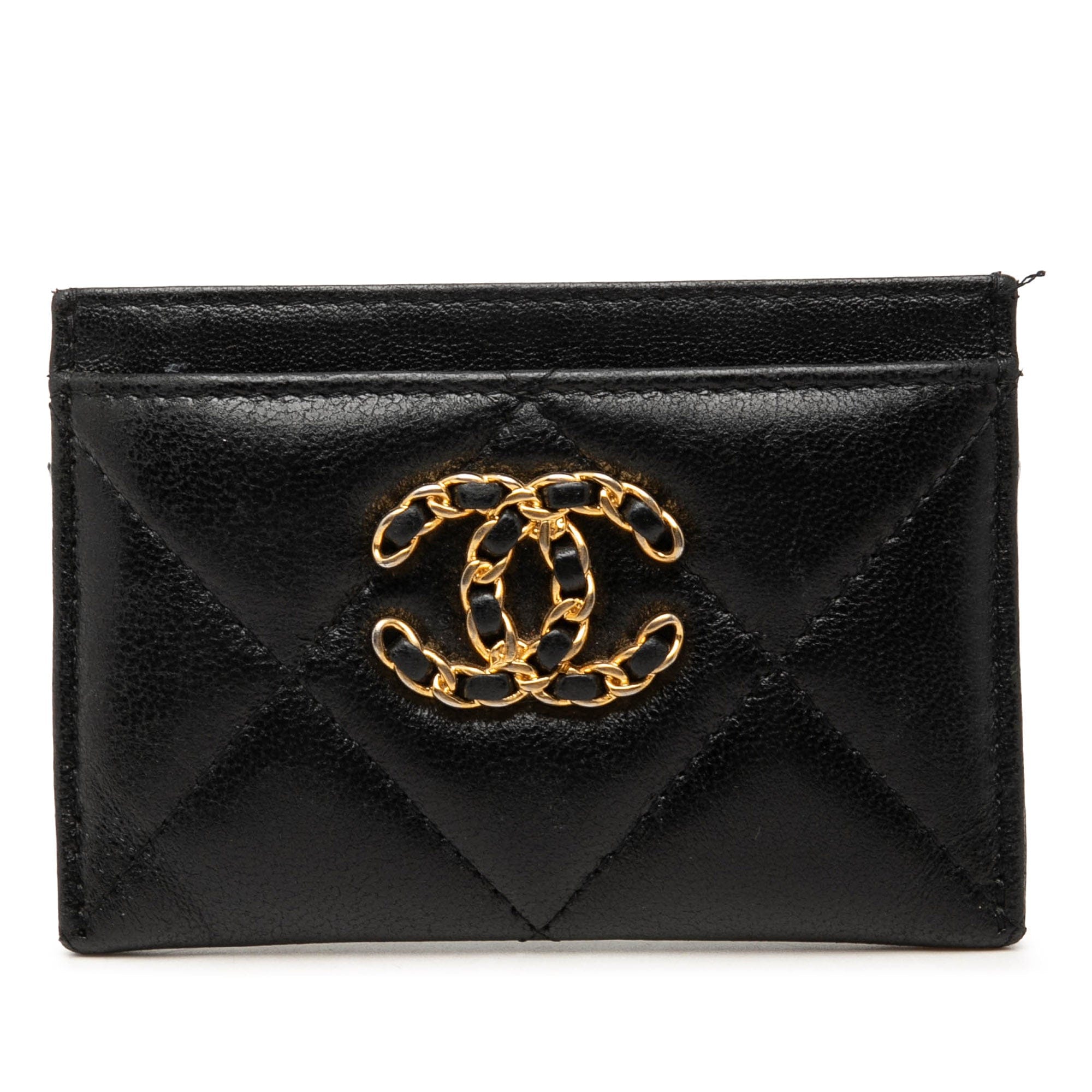 Chanel Quilted Lambskin 19 Card Holder