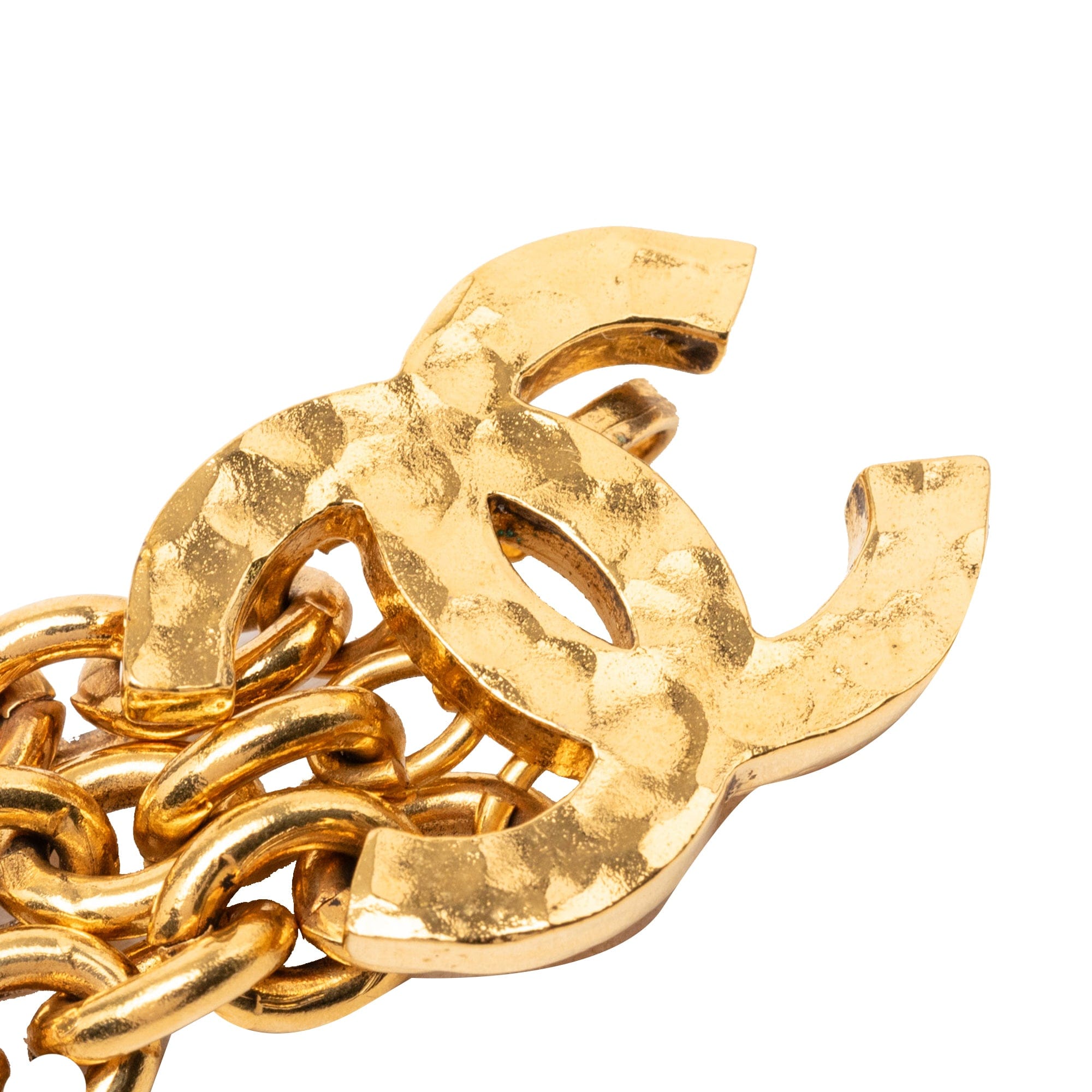 Chanel CC Gold Plated Triple Chain Belt