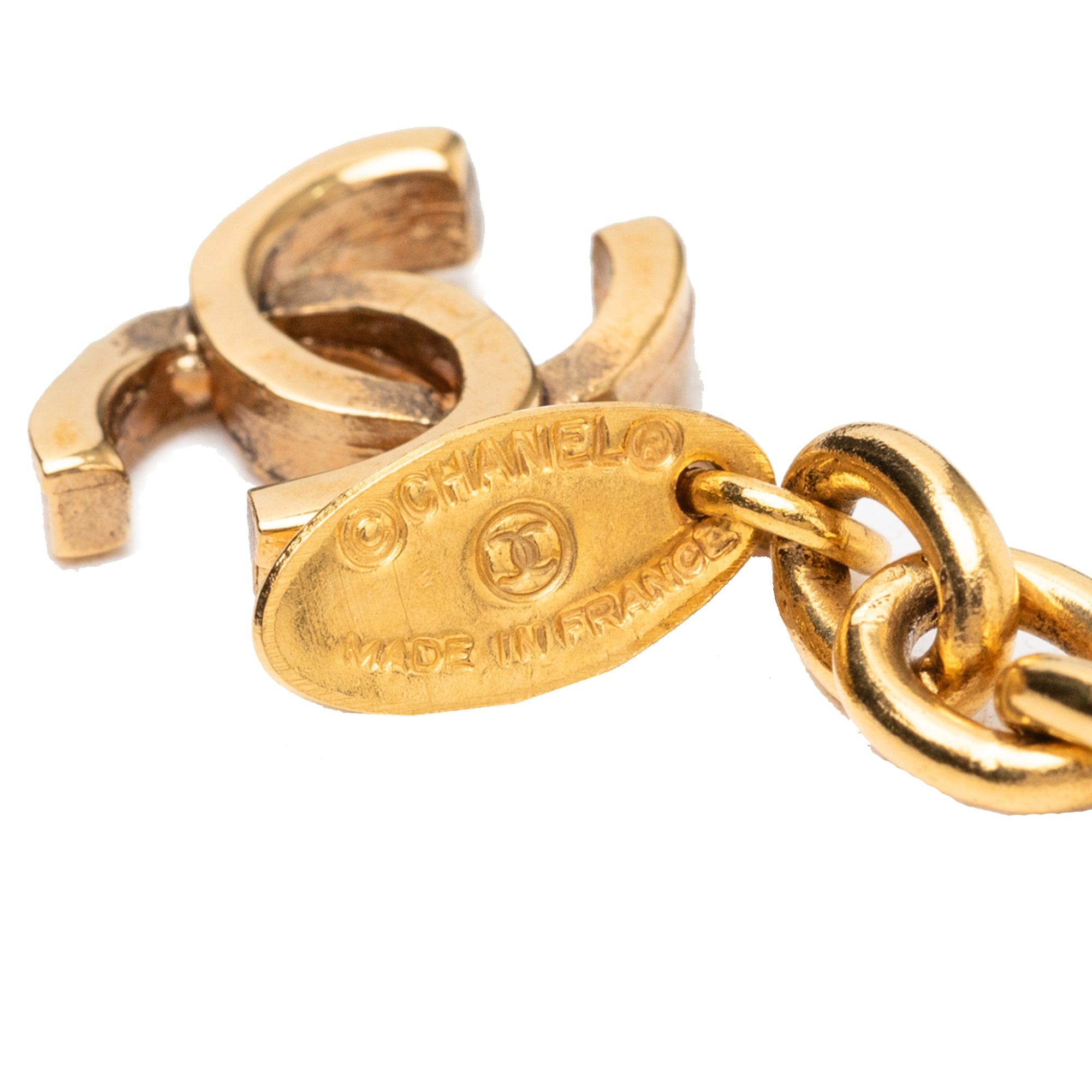 Chanel CC Gold Plated Triple Chain Belt