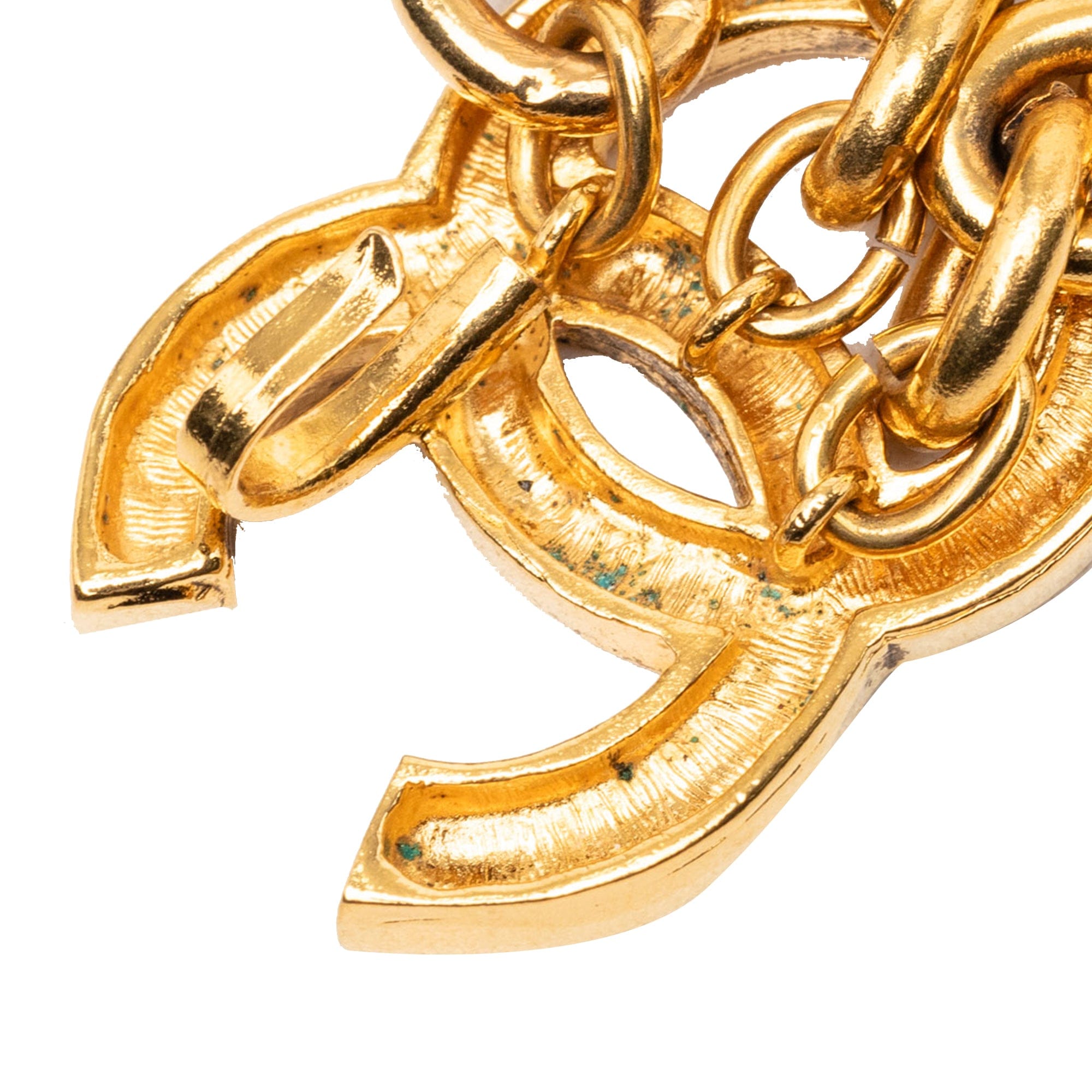 Chanel CC Gold Plated Triple Chain Belt