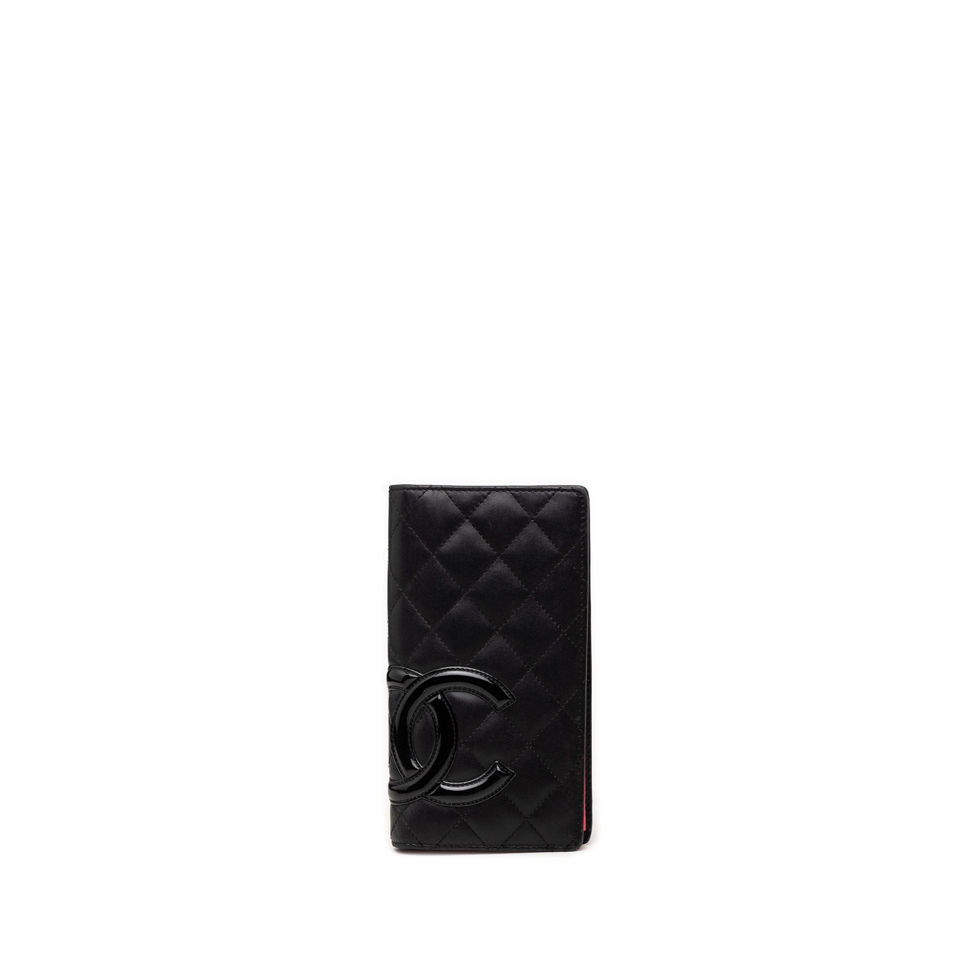 Chanel Quilted Lambskin Cambon Ligne Bifold Wallet