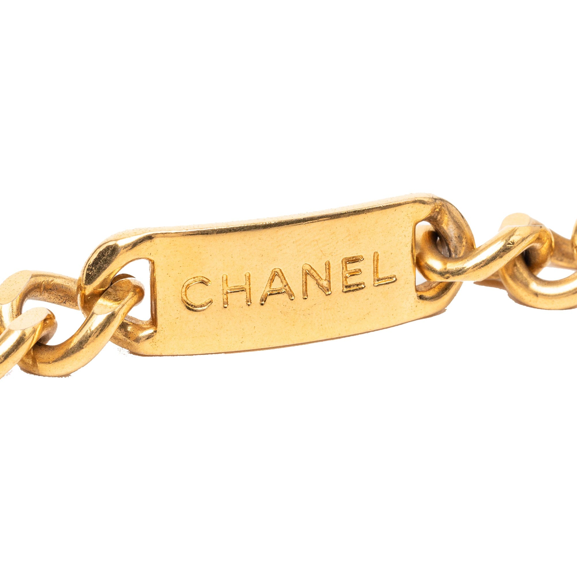 Chanel CC Gold Plated 31 Rue Cambon Medallion Chain Belt