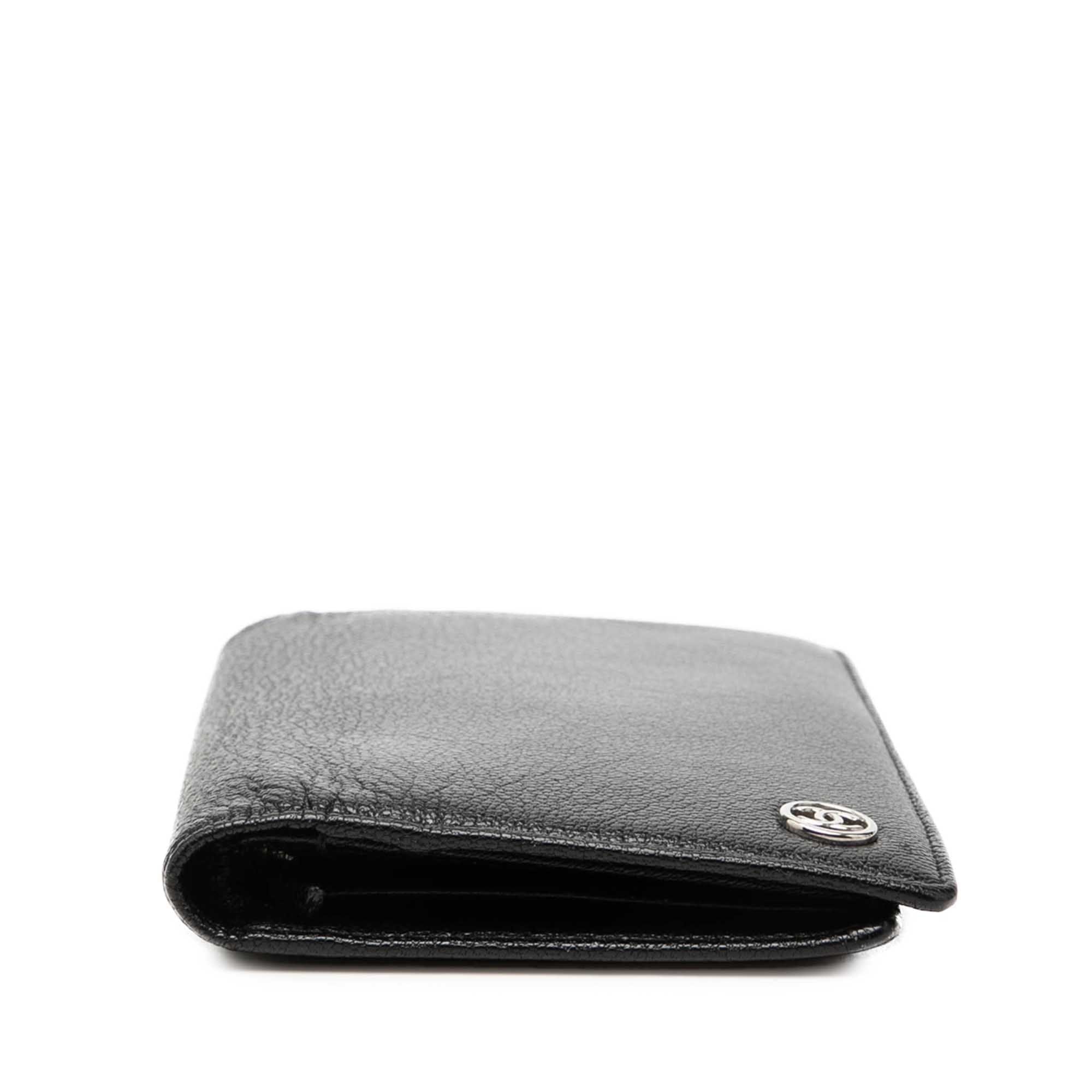 Chanel CC Goatskin L Yen Wallet