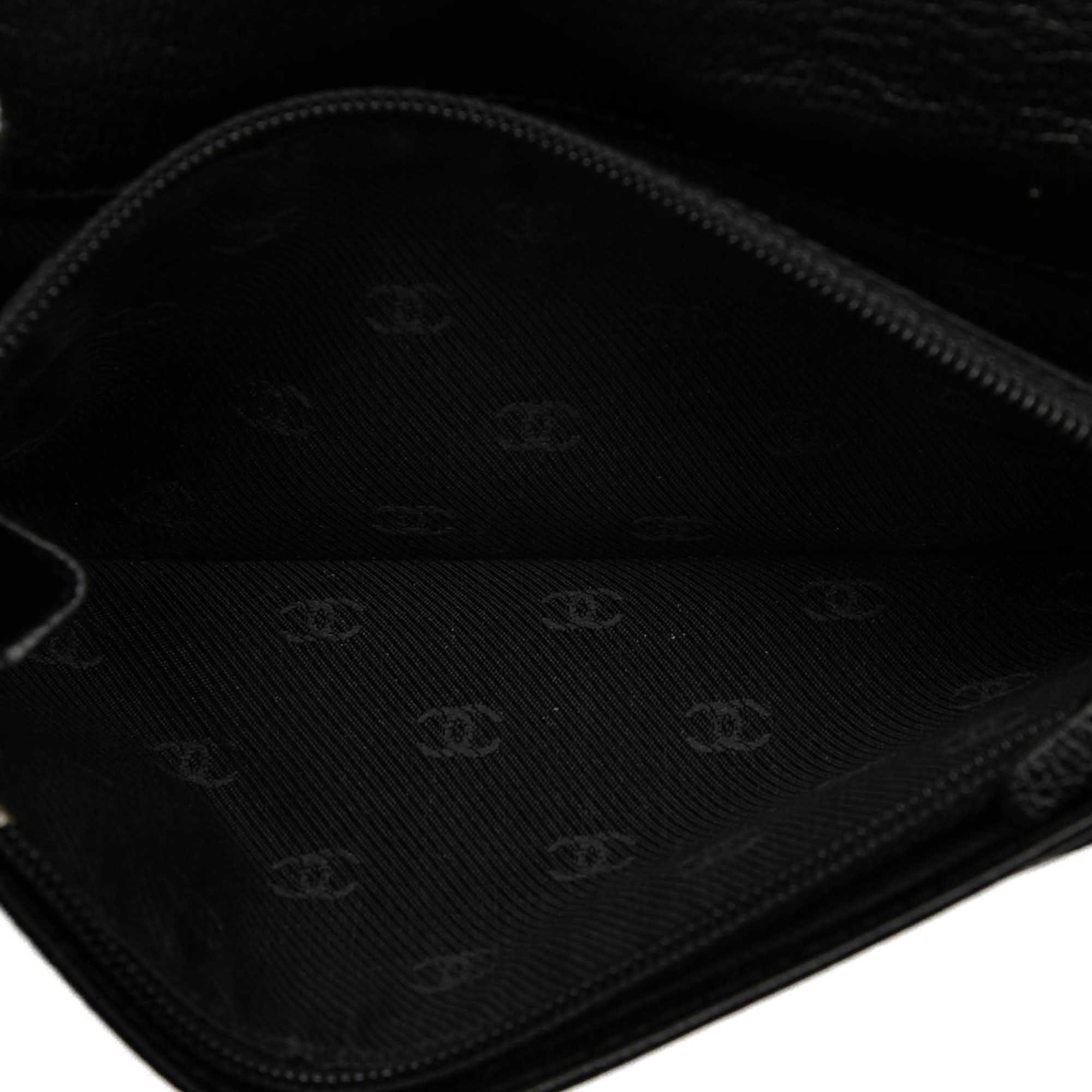 Chanel CC Goatskin L Yen Wallet