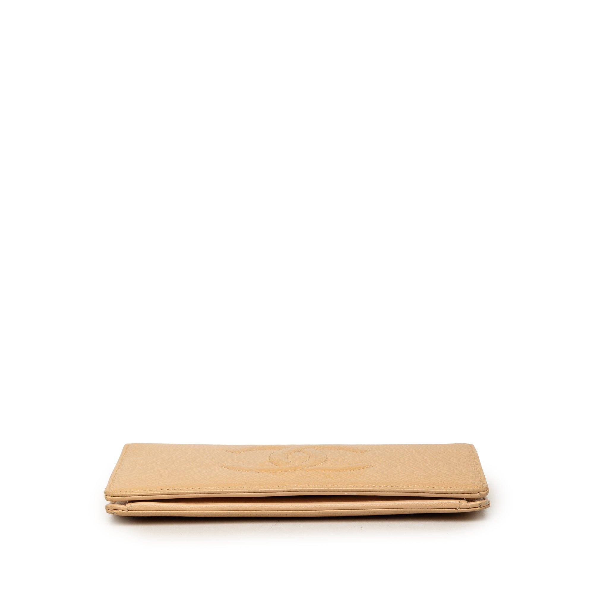 Chanel CC Caviar Bifold Long Wallet