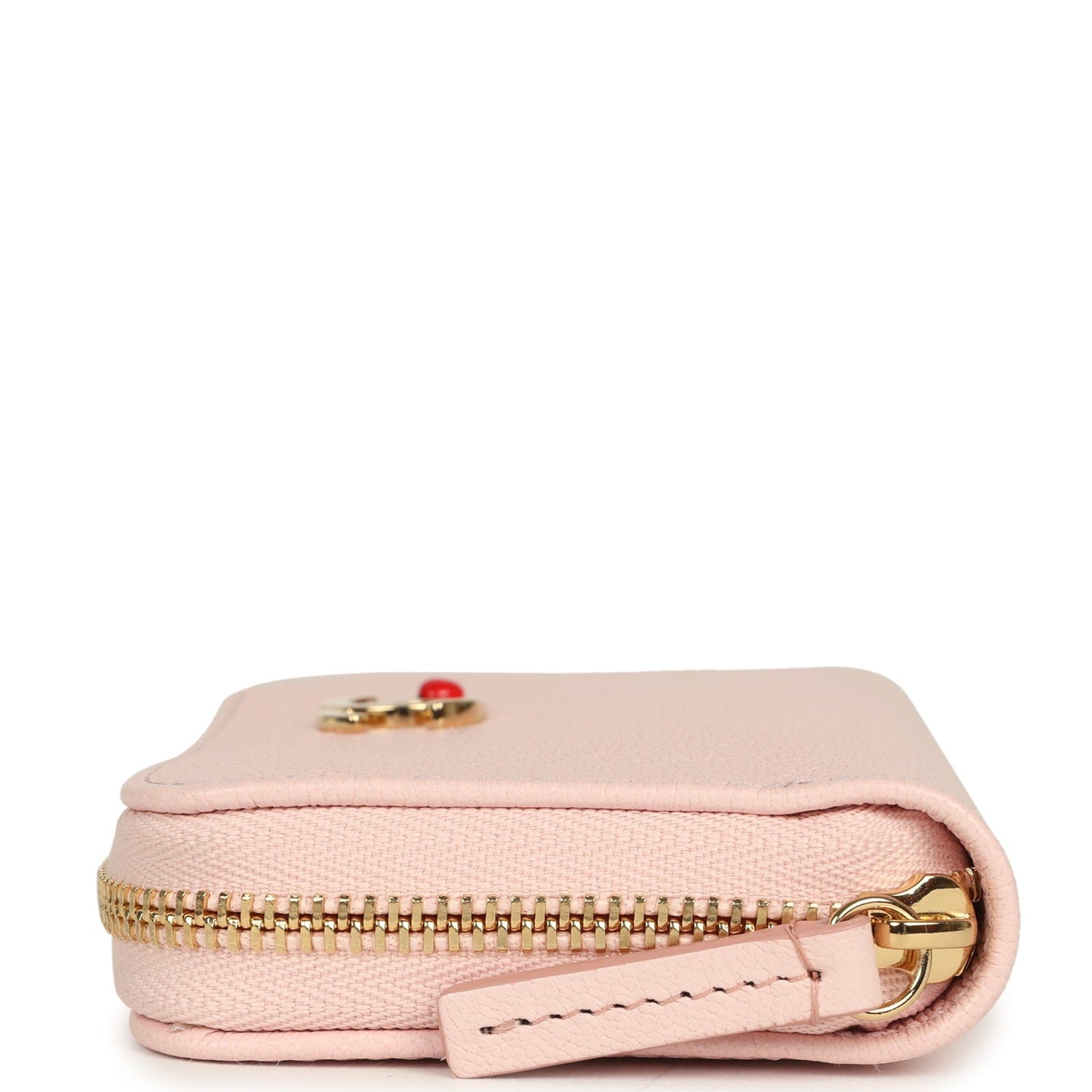 Chanel Lucky Park Coin Wallet Light Pink Grained Goatskin Gold Hardware