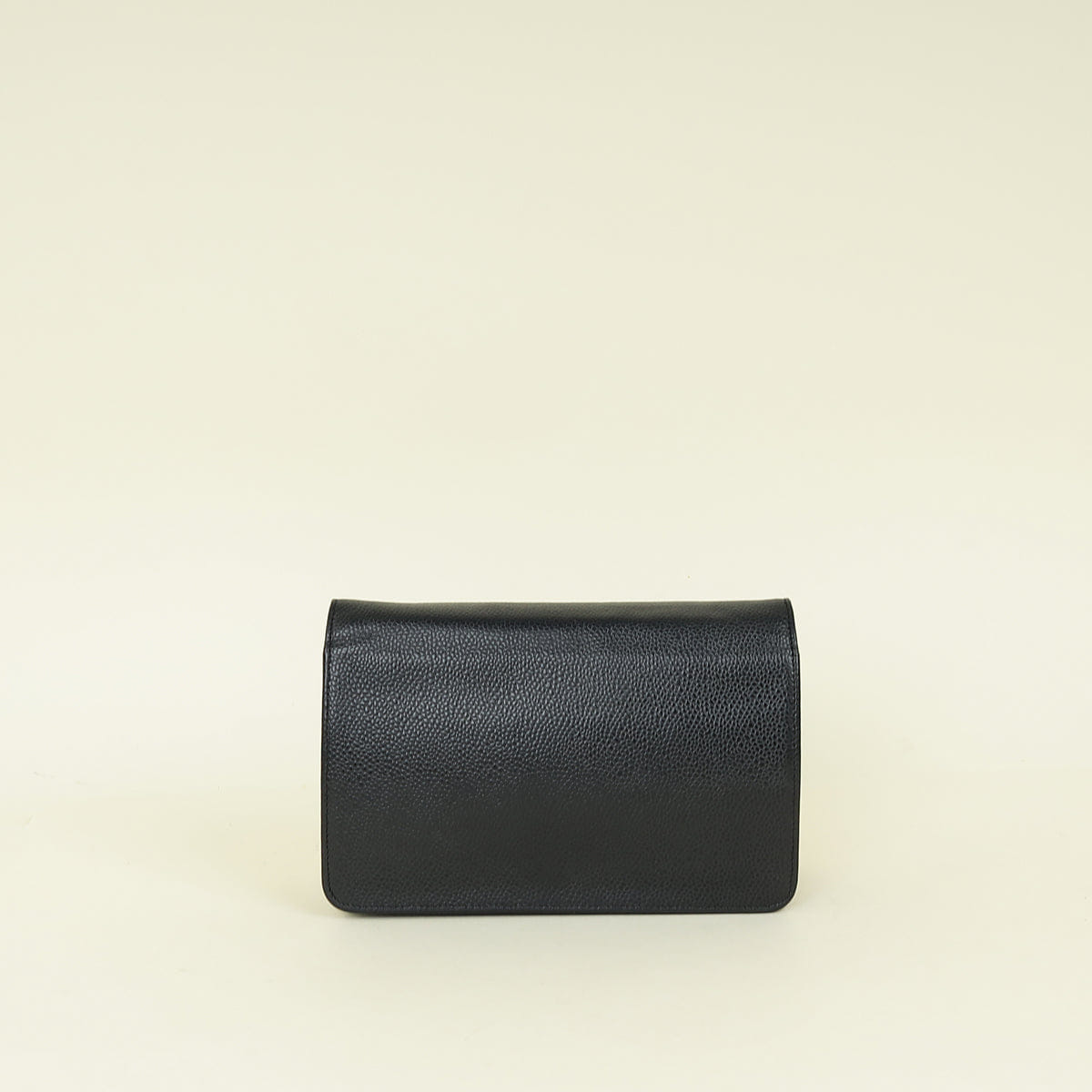 Chanel Black CC Timeless Wallet On Chain