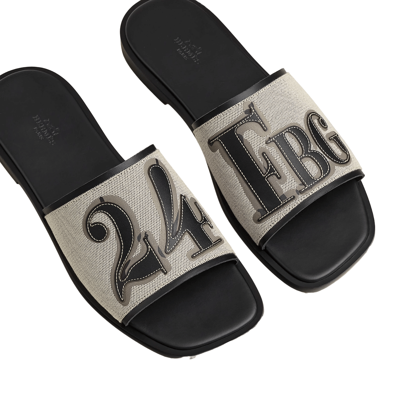 Hermes Ironic Sandal Prunoir / Noir