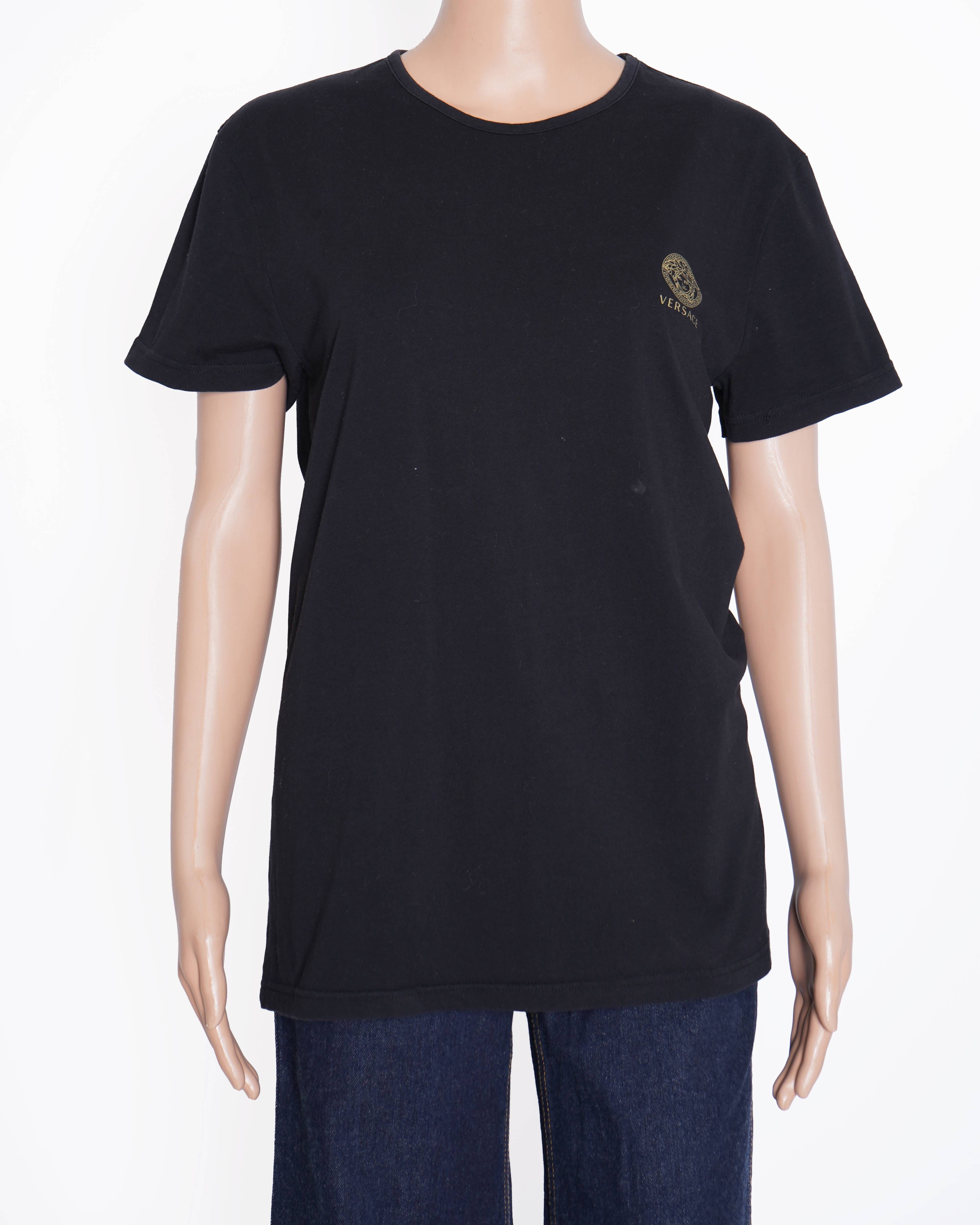 Versace Medusa T-Shirt In black