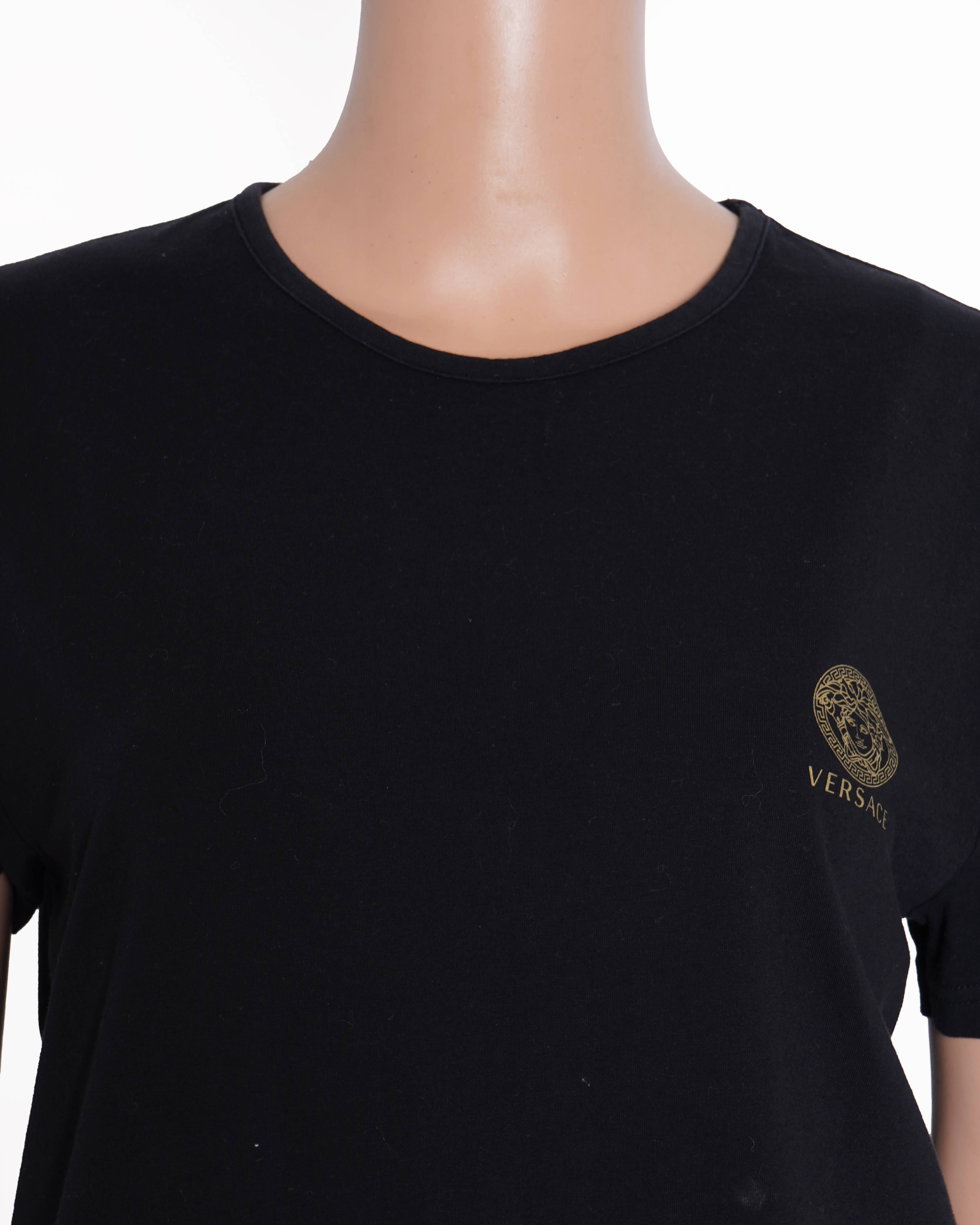 Versace Medusa T-Shirt In black