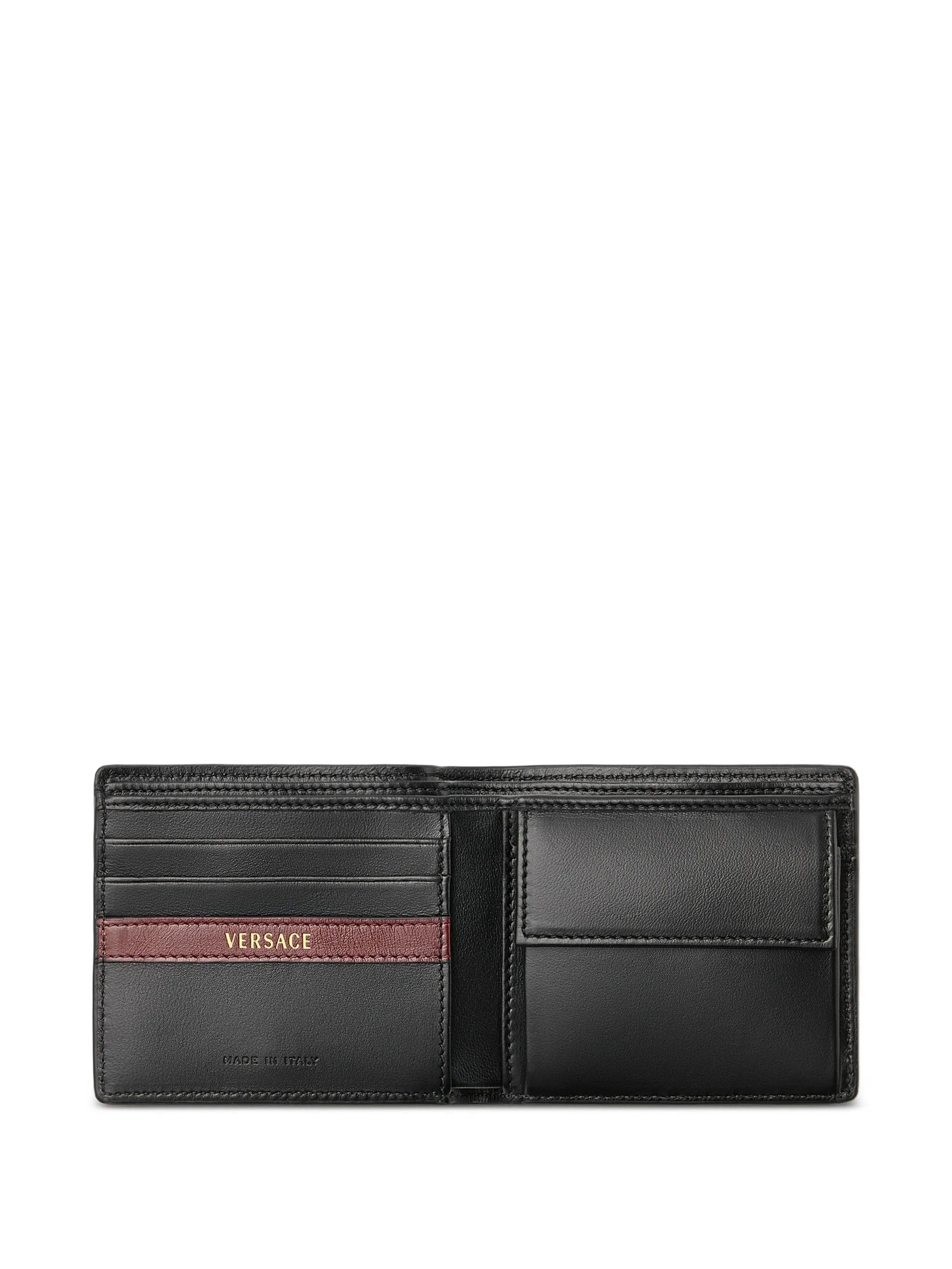 Versace Medusa plaque bifold wallet